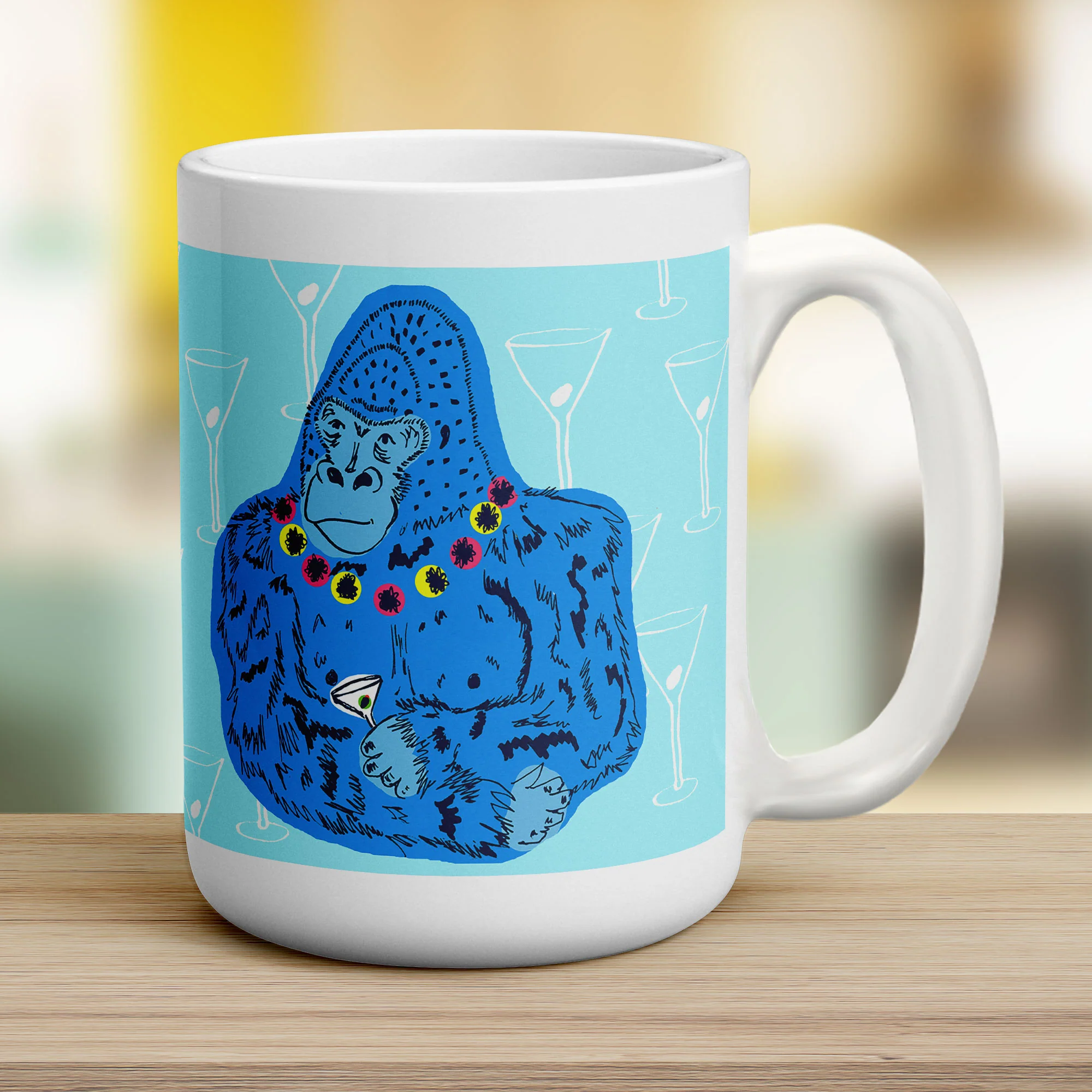Party Gorilla Mug by Rebecca Garforth - Image 11