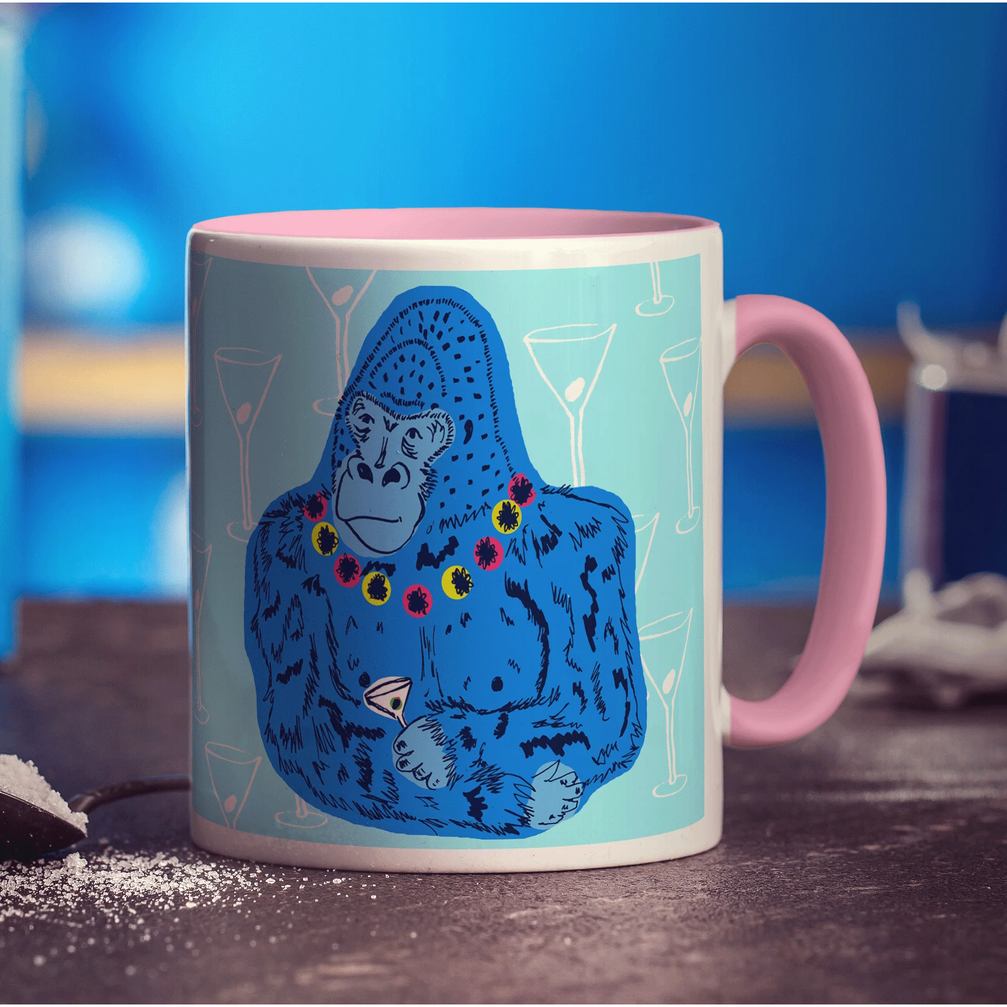 Party Gorilla Mug by Rebecca Garforth - Image 8