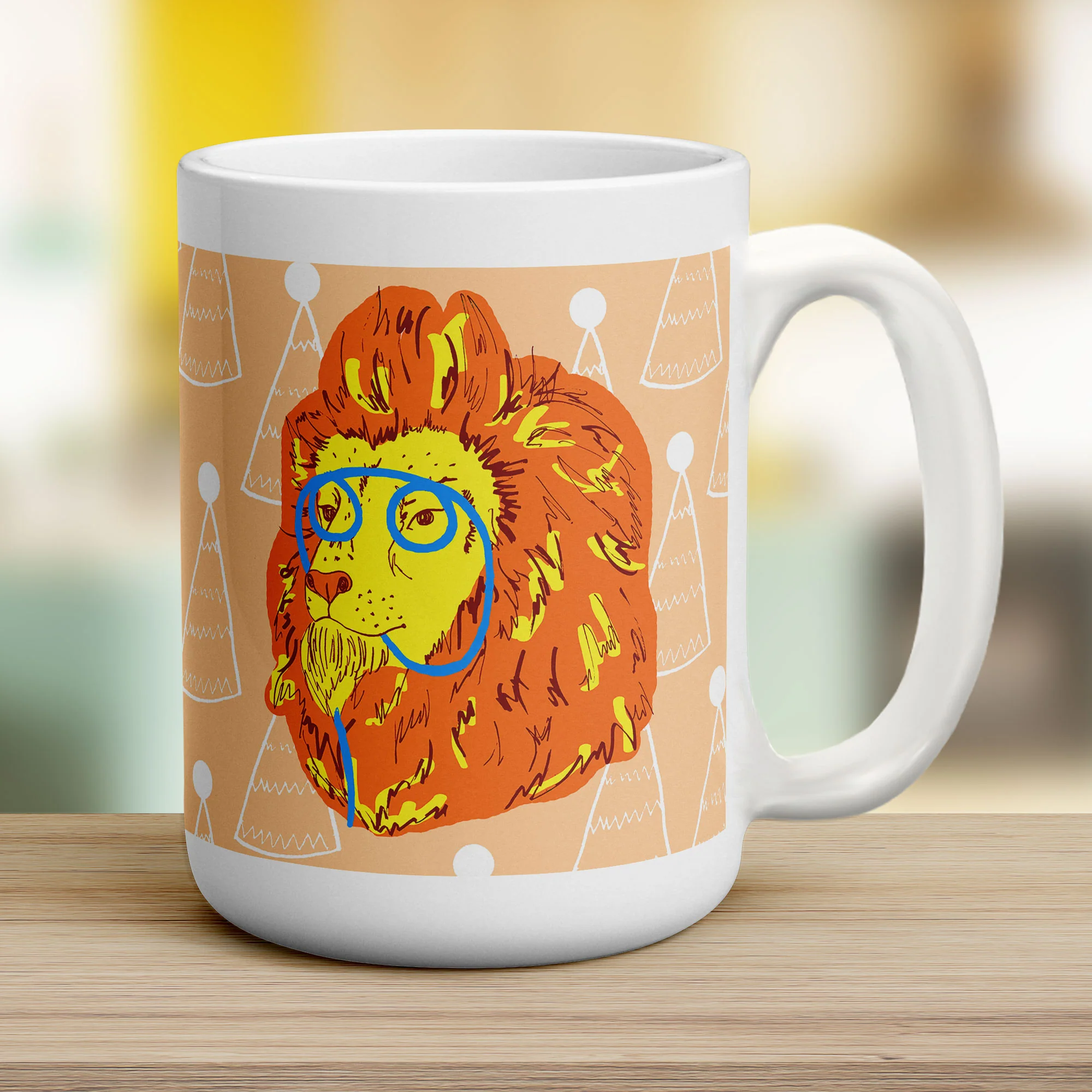 Party Lion Mug by Rebecca Garforth - Image 10