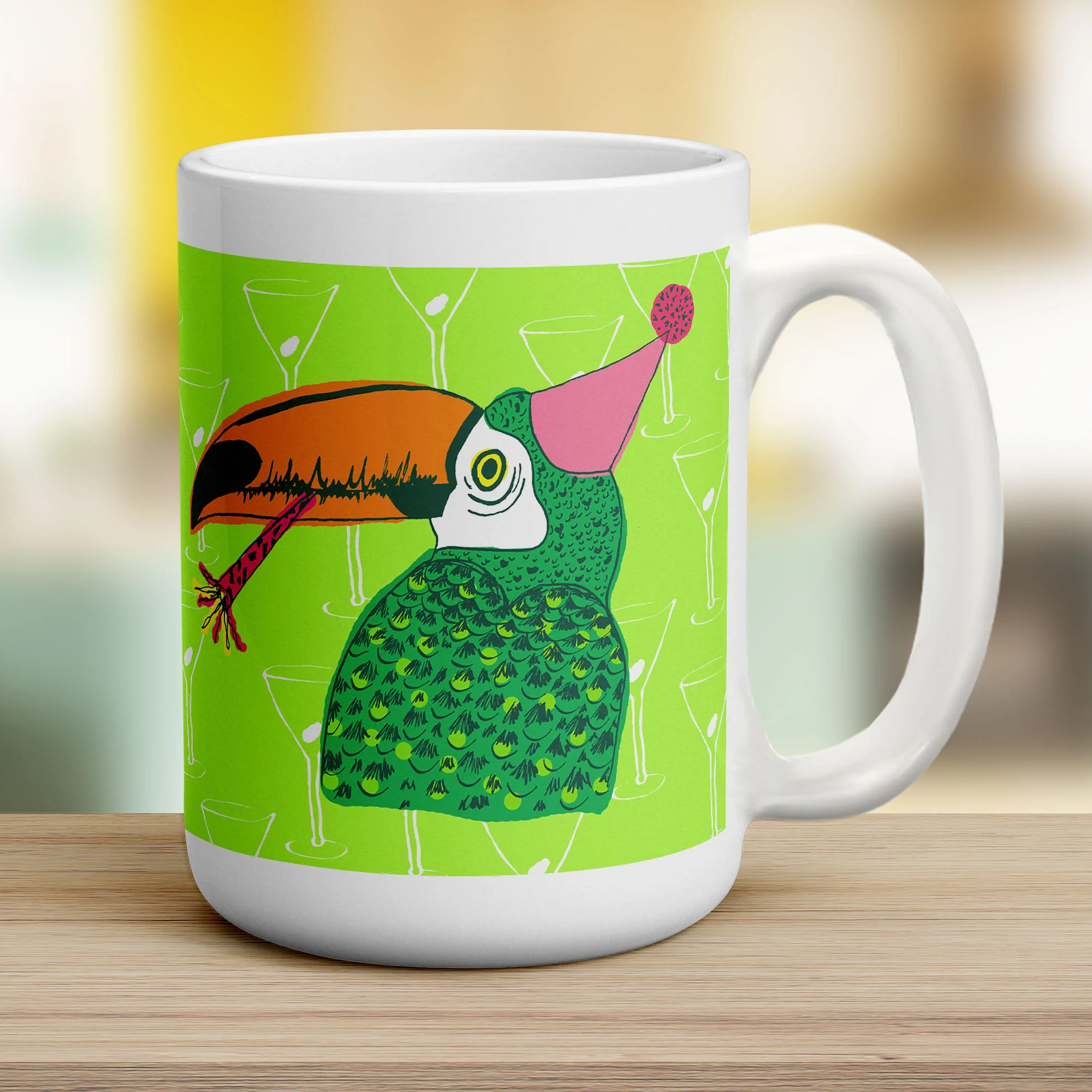 Party Toucan Mug by Rebecca Garforth - Image 11