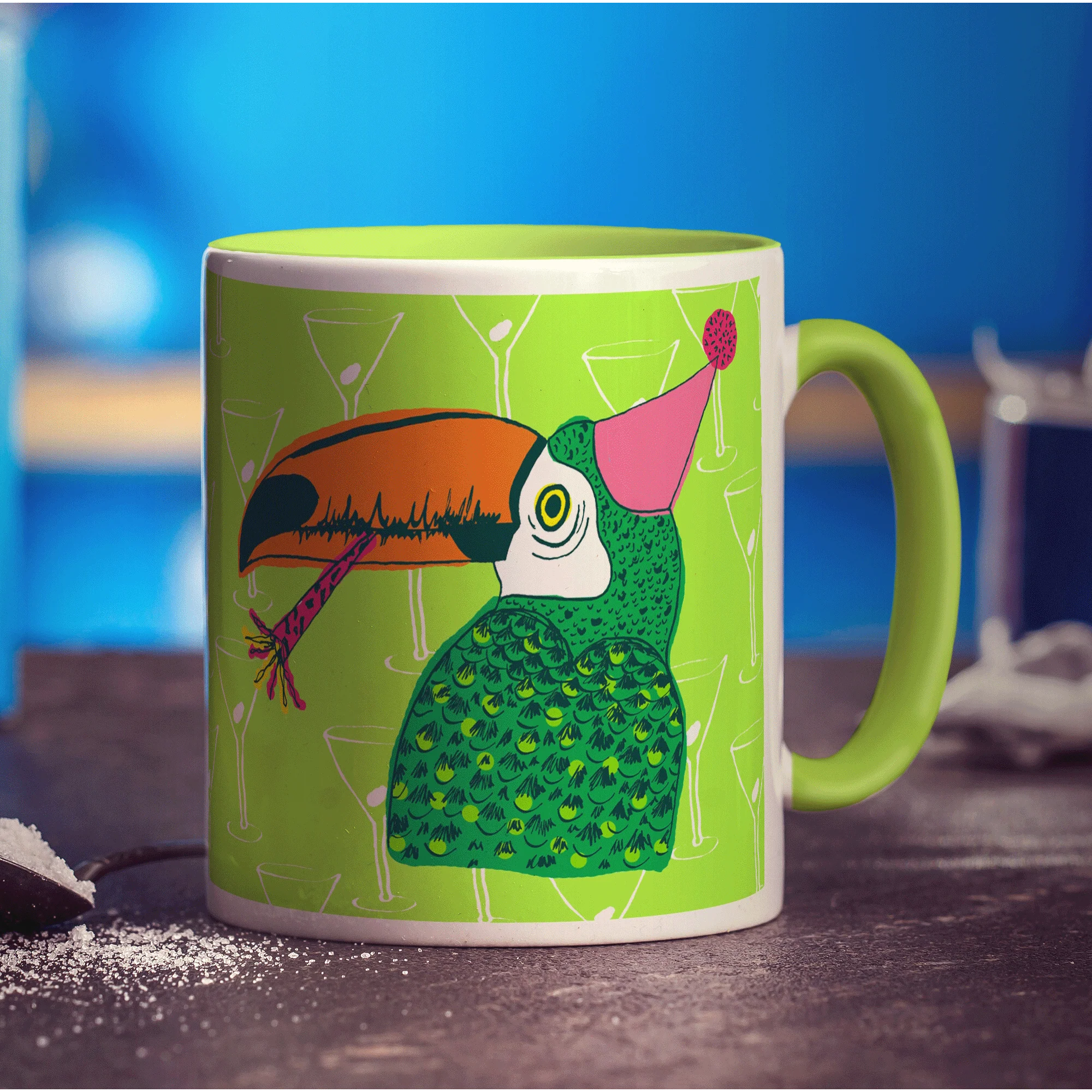 Party Toucan Mug by Rebecca Garforth - Image 6