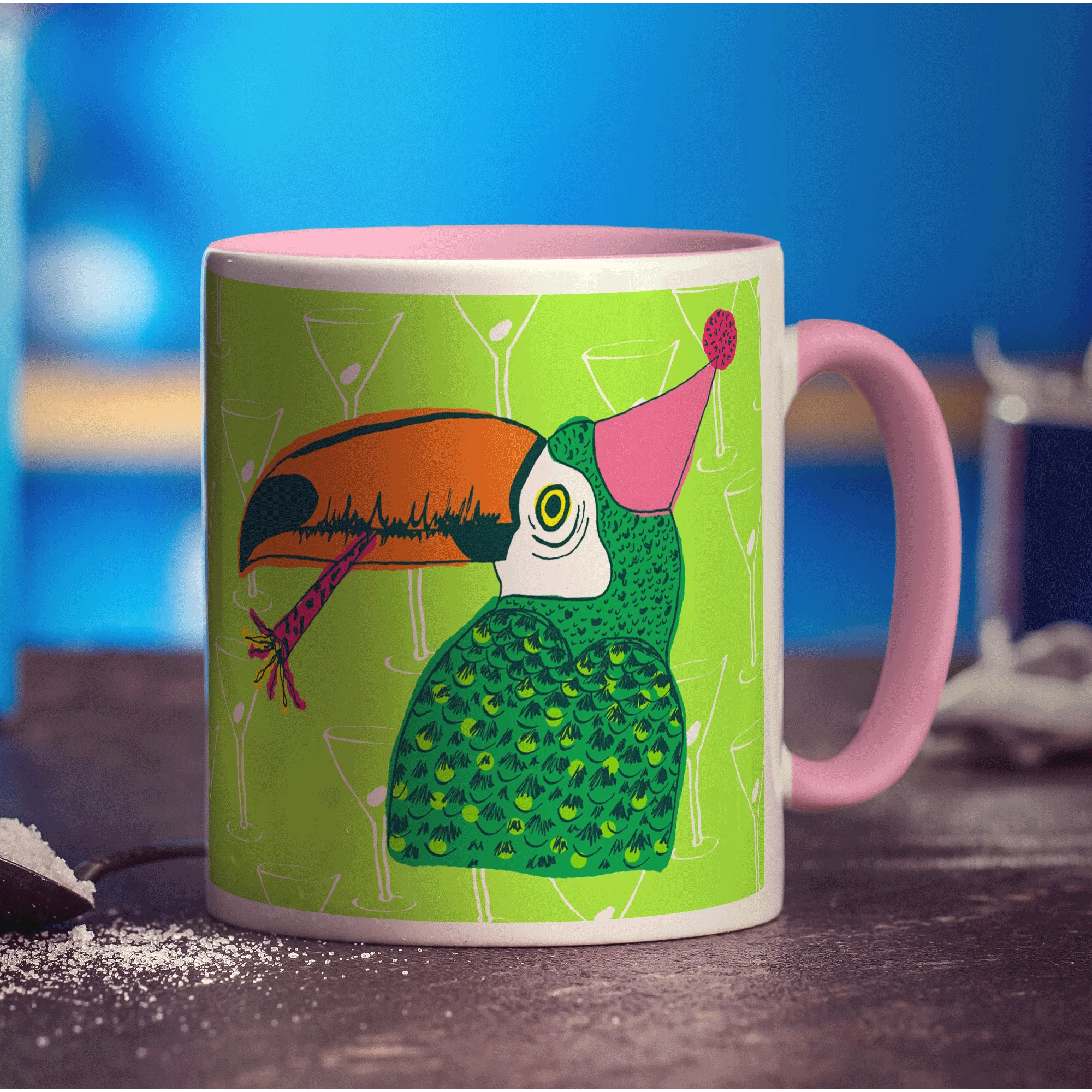 Party Toucan Mug by Rebecca Garforth - Image 8