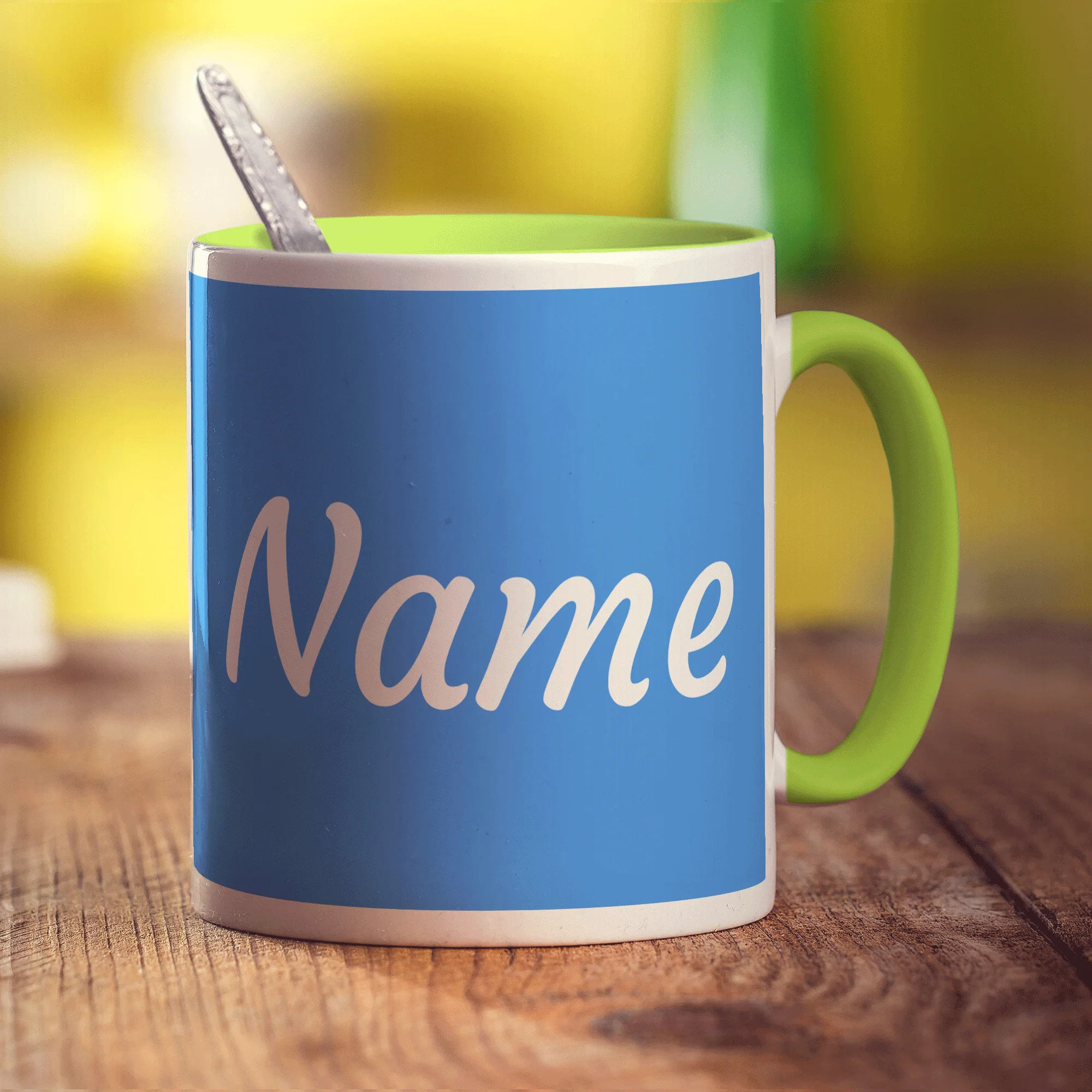Personalised Blue Mug With Name - Image 11