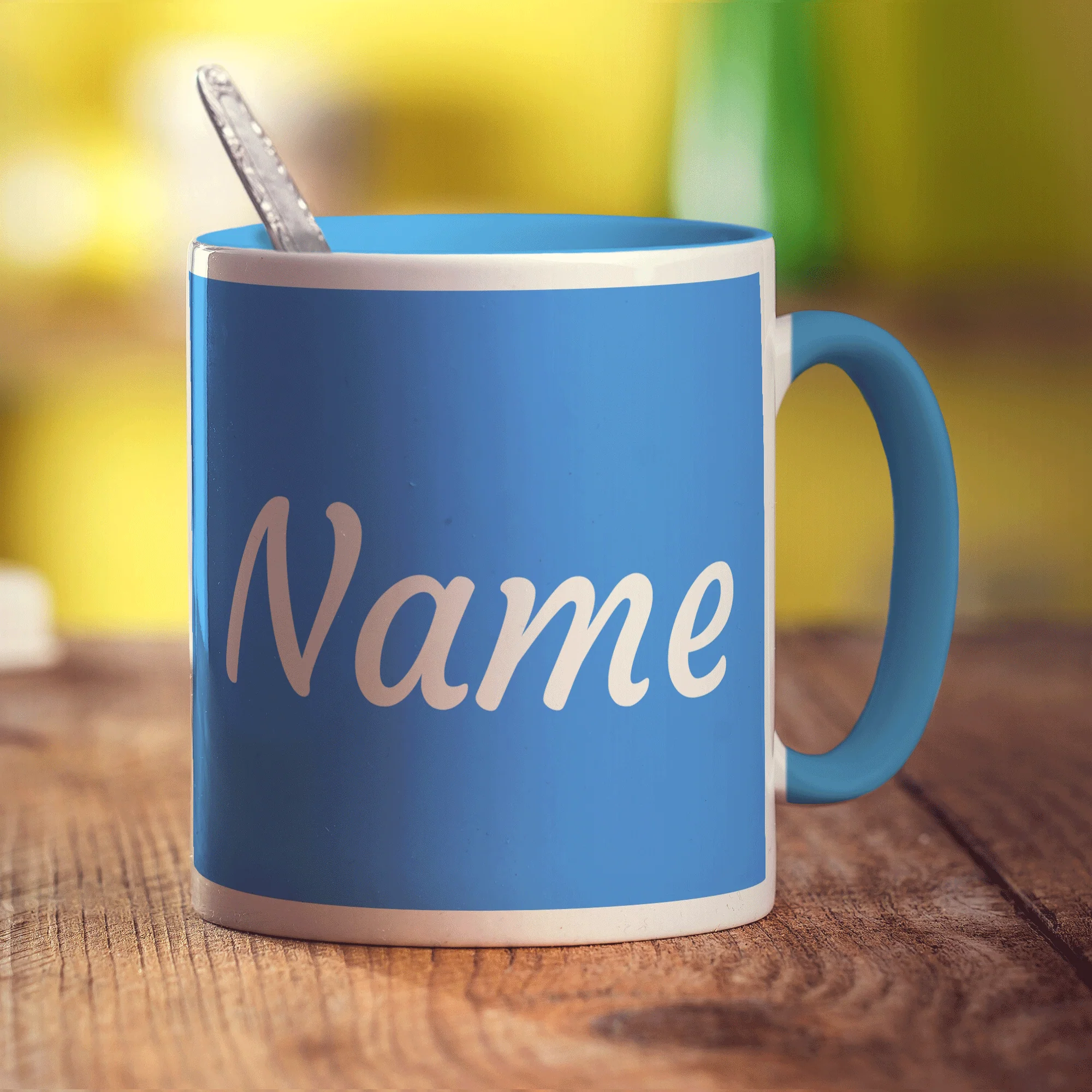Personalised Blue Mug With Name - Image 12