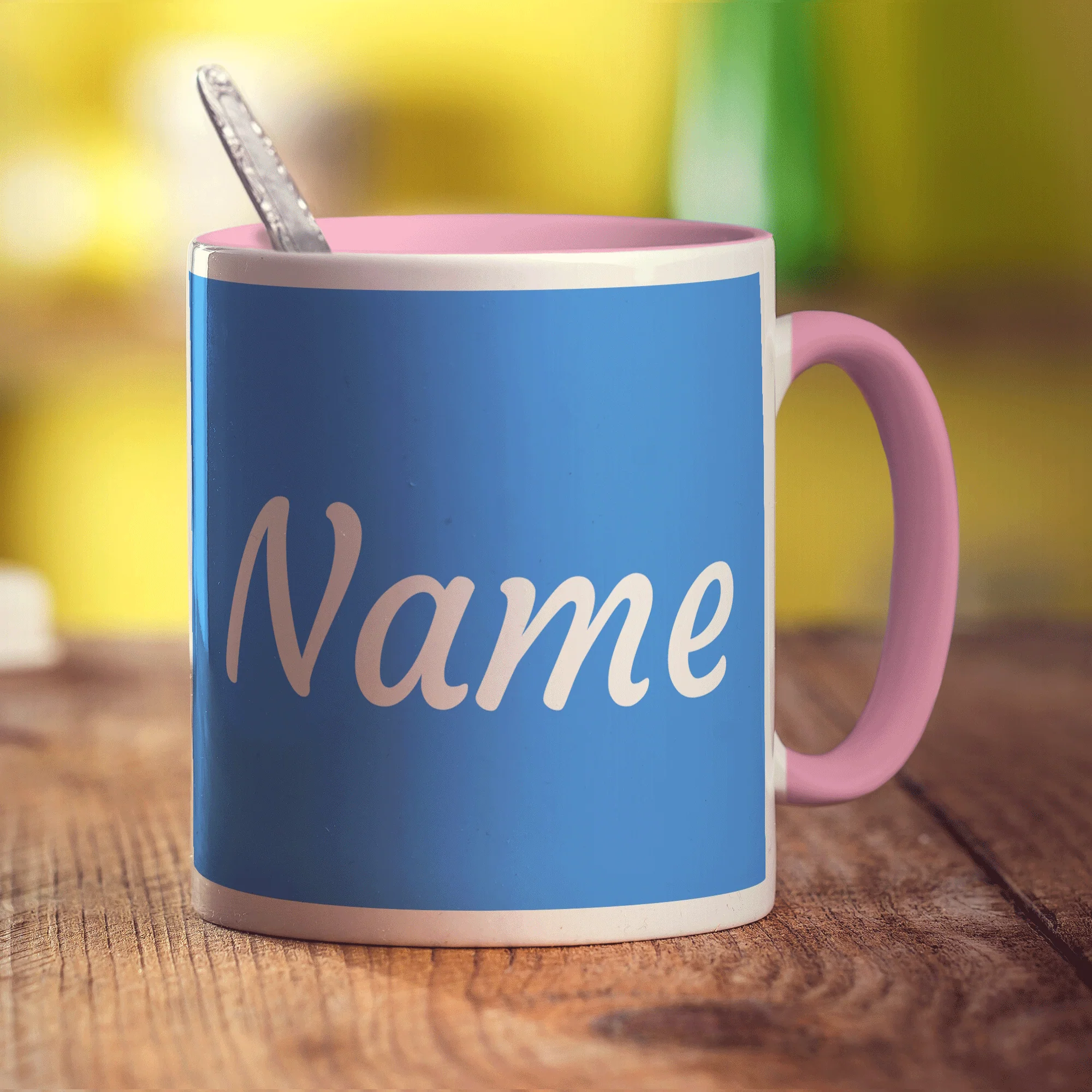 Personalised Blue Mug With Name - Image 13