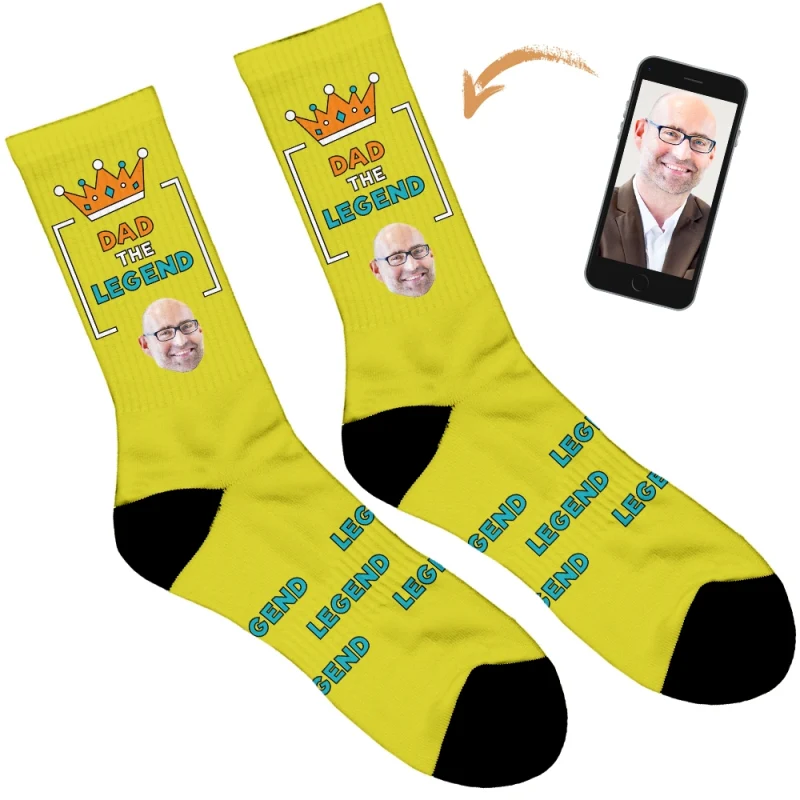 Personalised Dad Legend Socks - Image 15