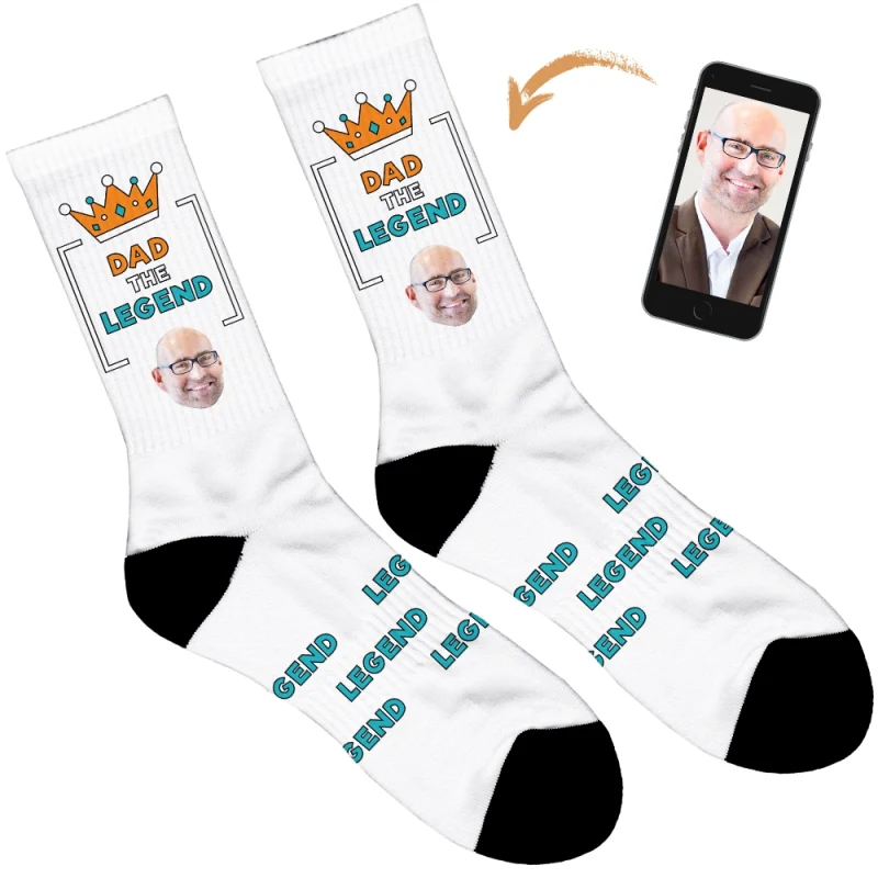 Personalised Dad Legend Socks - Image 5