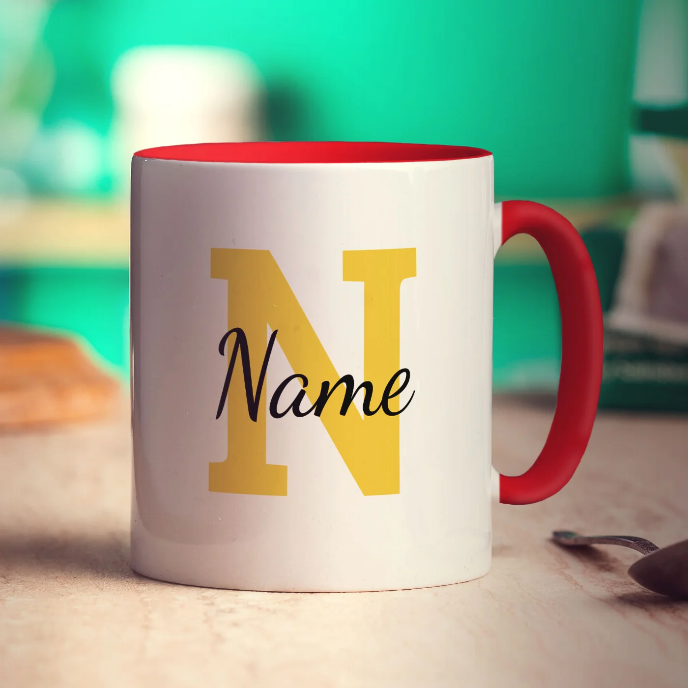 Personalised Mug with Initial and Name - Image 43