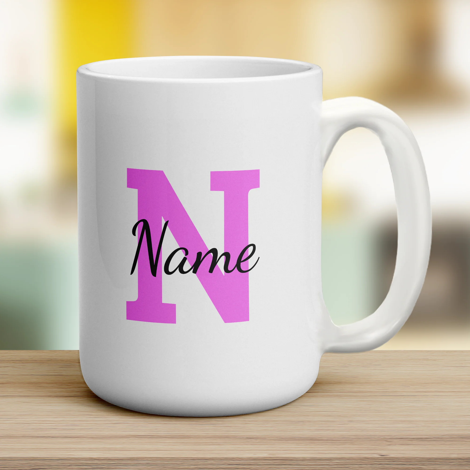 Personalised Mug with Initial and Name - Image 46