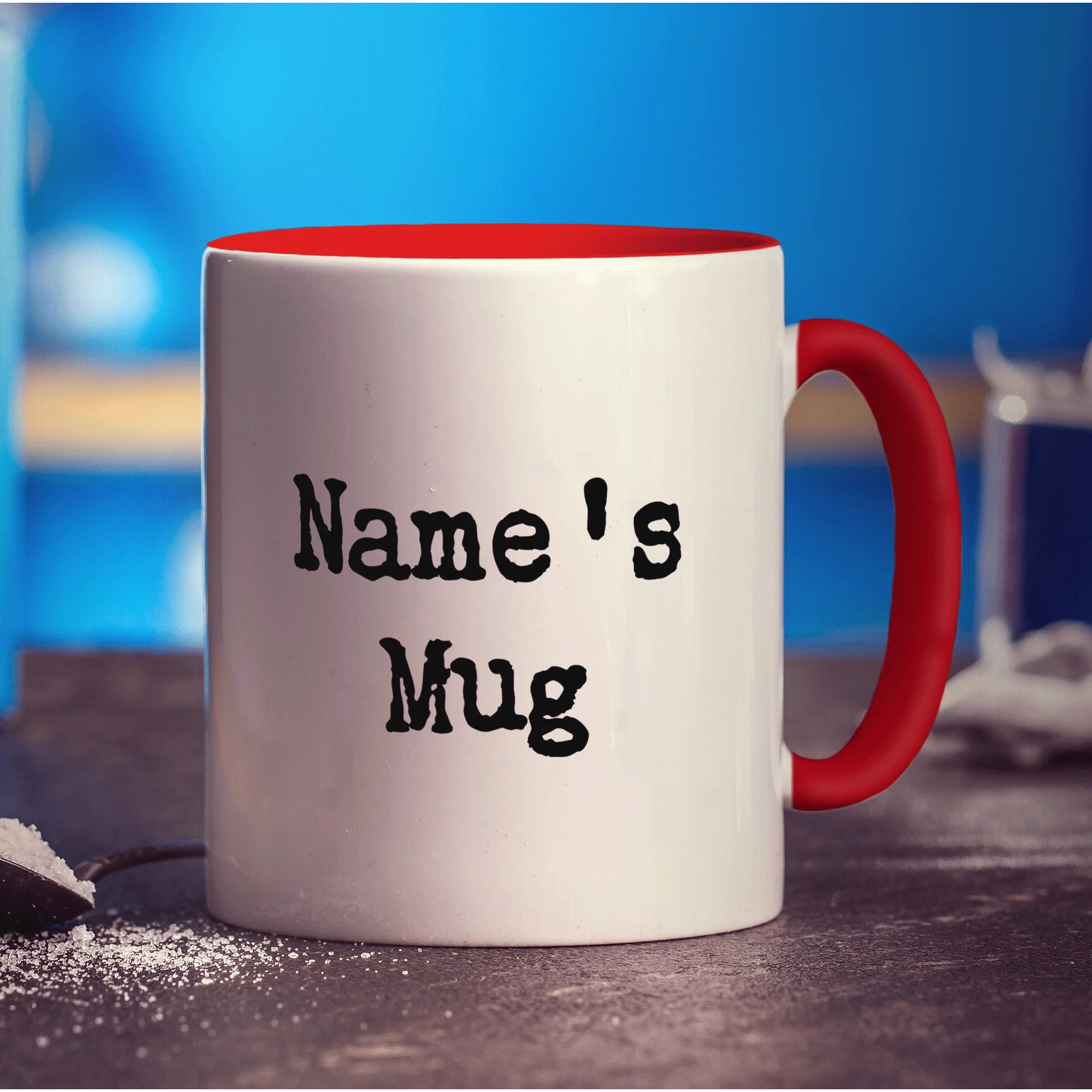 Personalised Name Mug - Typewriter Text - Image 15