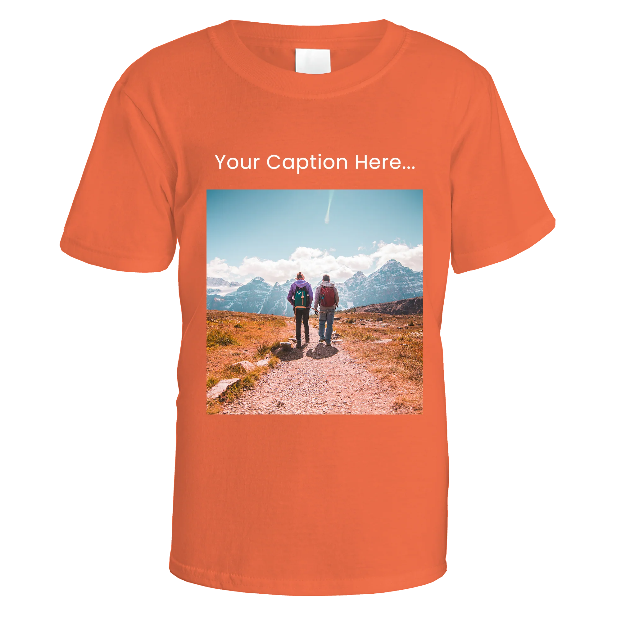 Personalised Photo and Top Caption T-Shirt - Image 11