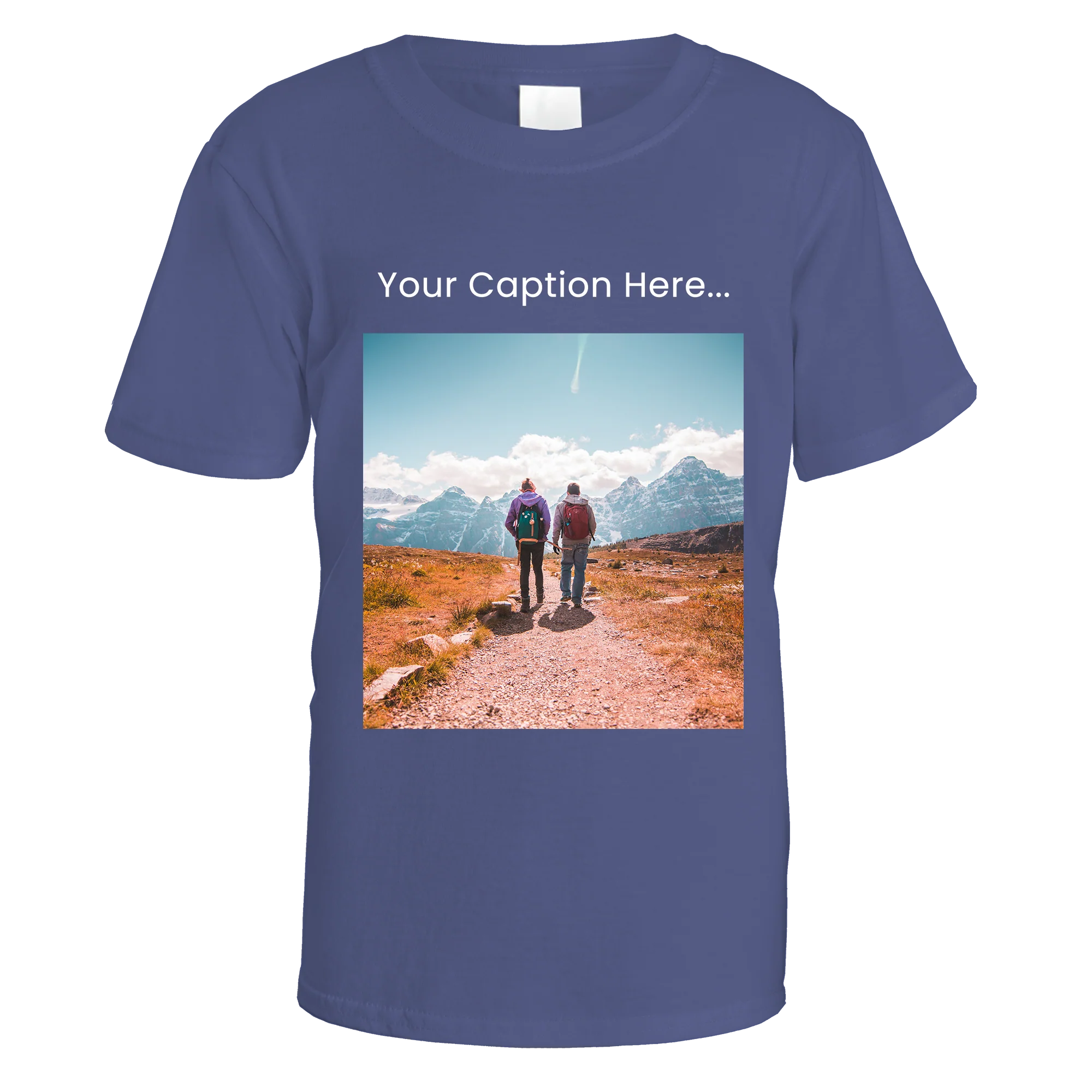Personalised Photo and Top Caption T-Shirt - Image 13