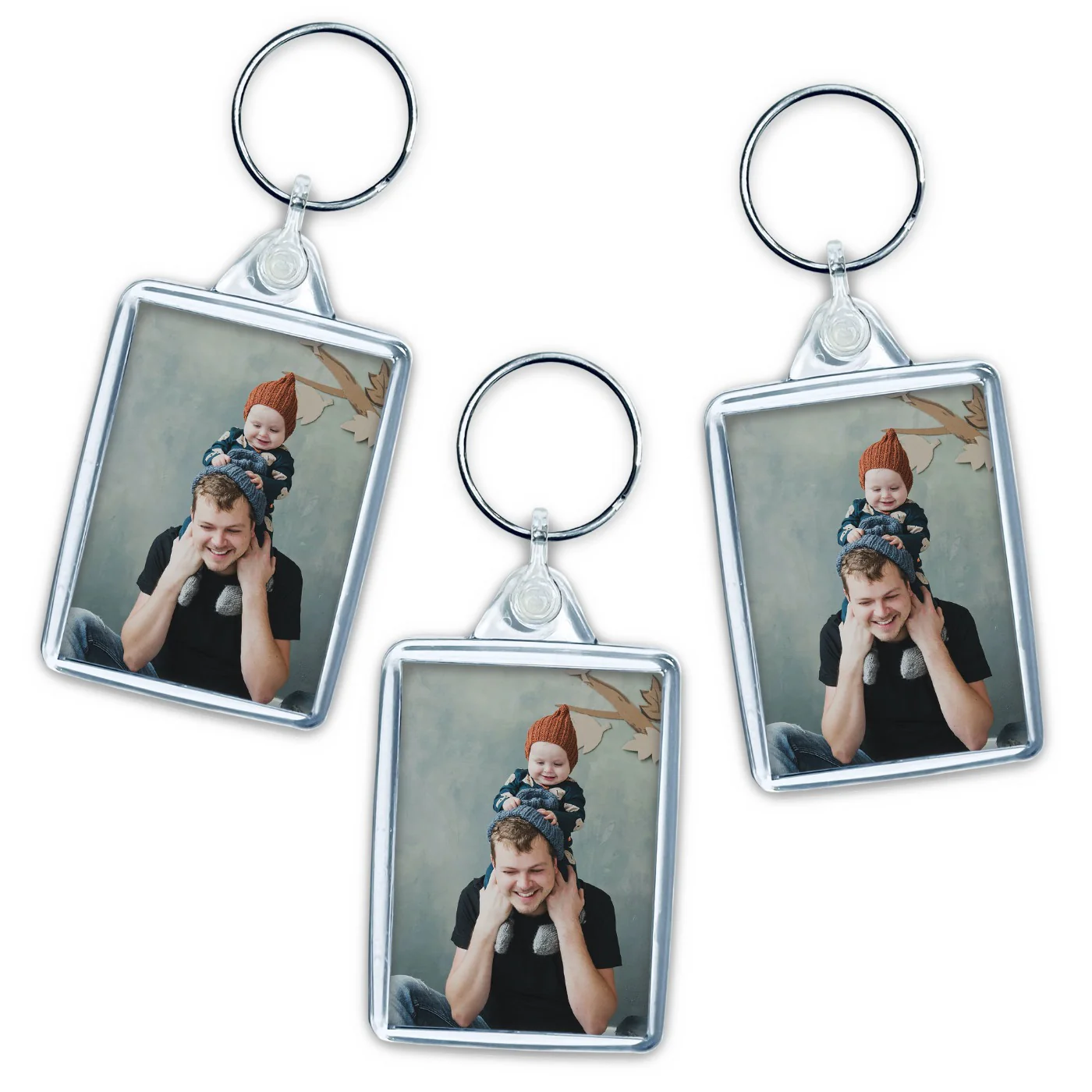 Personalised Photo Keyring - Portrait - Image 7