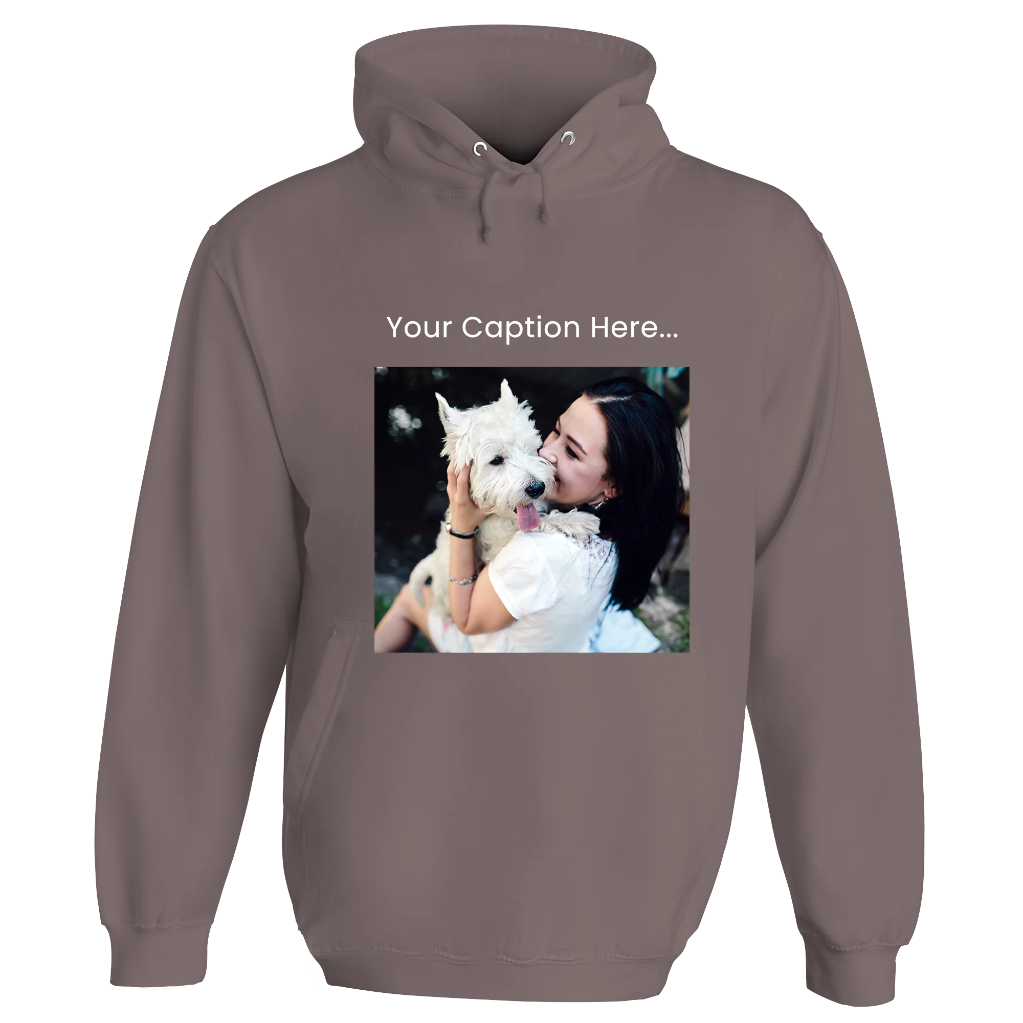 Personalised Photo and Top Caption Hoodie - Image 22