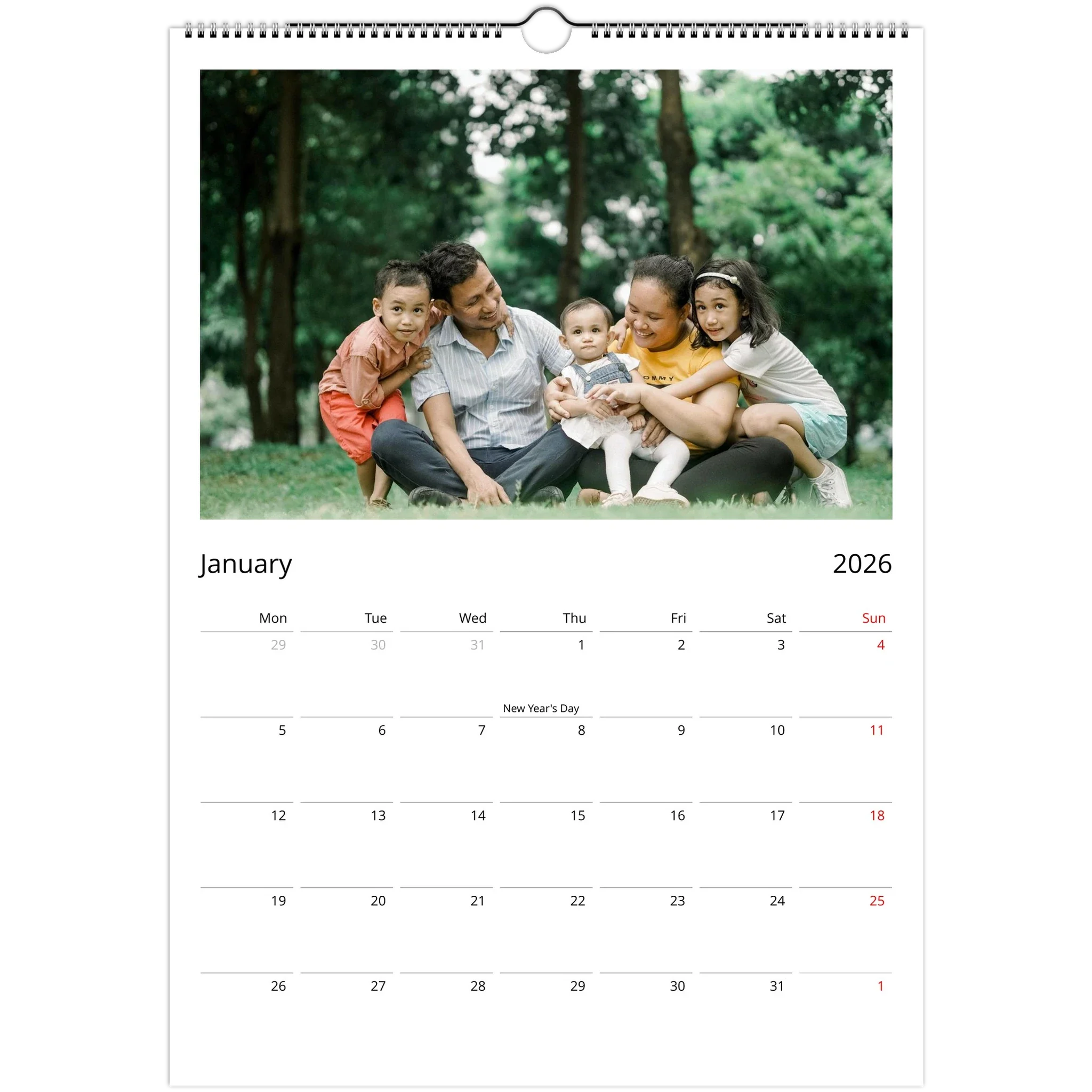 Personalised Photo Wall Calendar - Image 10