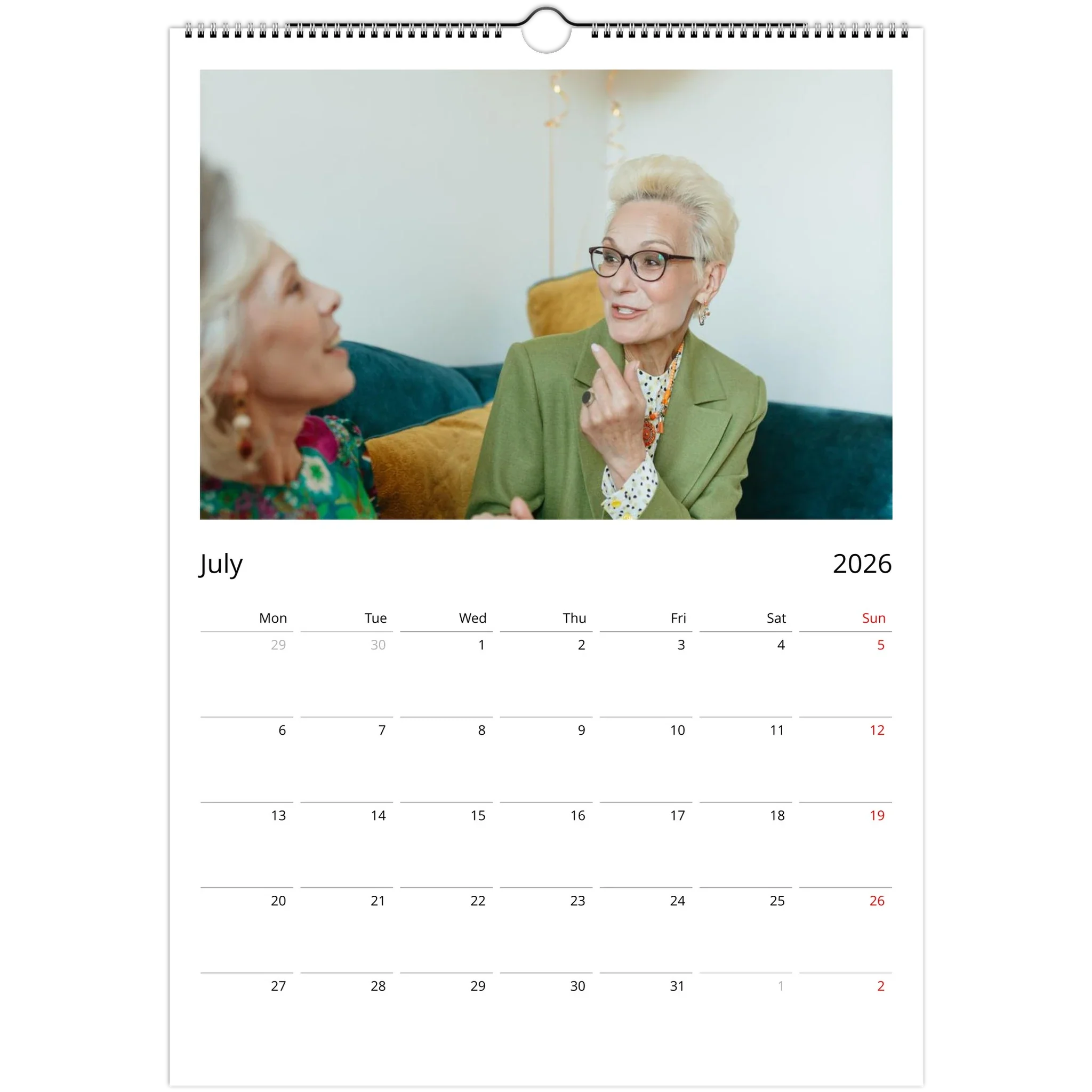 Personalised Photo Wall Calendar - Image 14