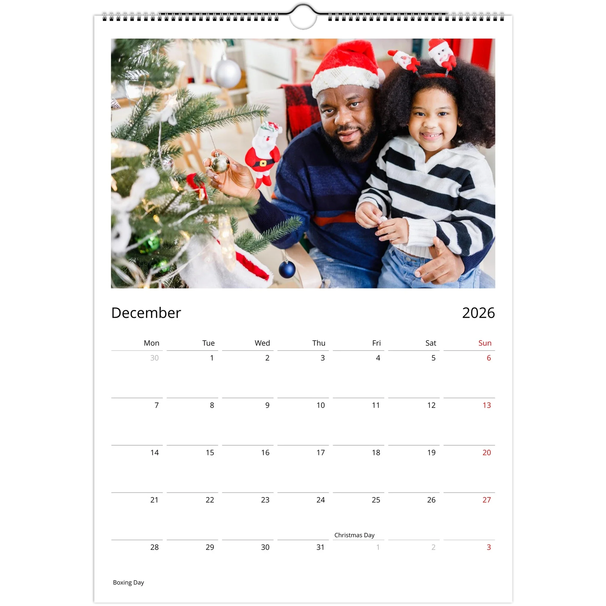 Personalised Photo Wall Calendar - Image 4