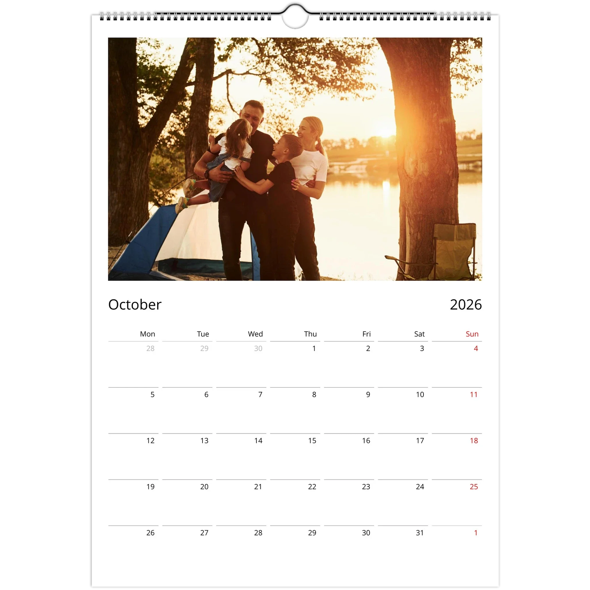 Personalised Photo Wall Calendar - Image 6