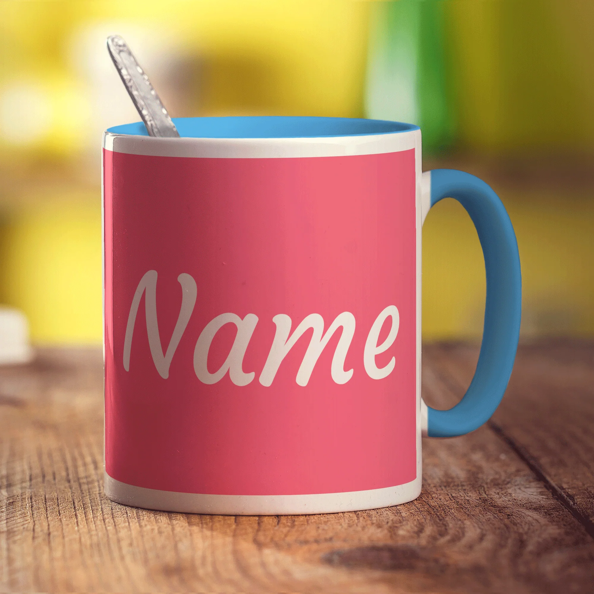 Personalised Pink Mug with Name - Image 12