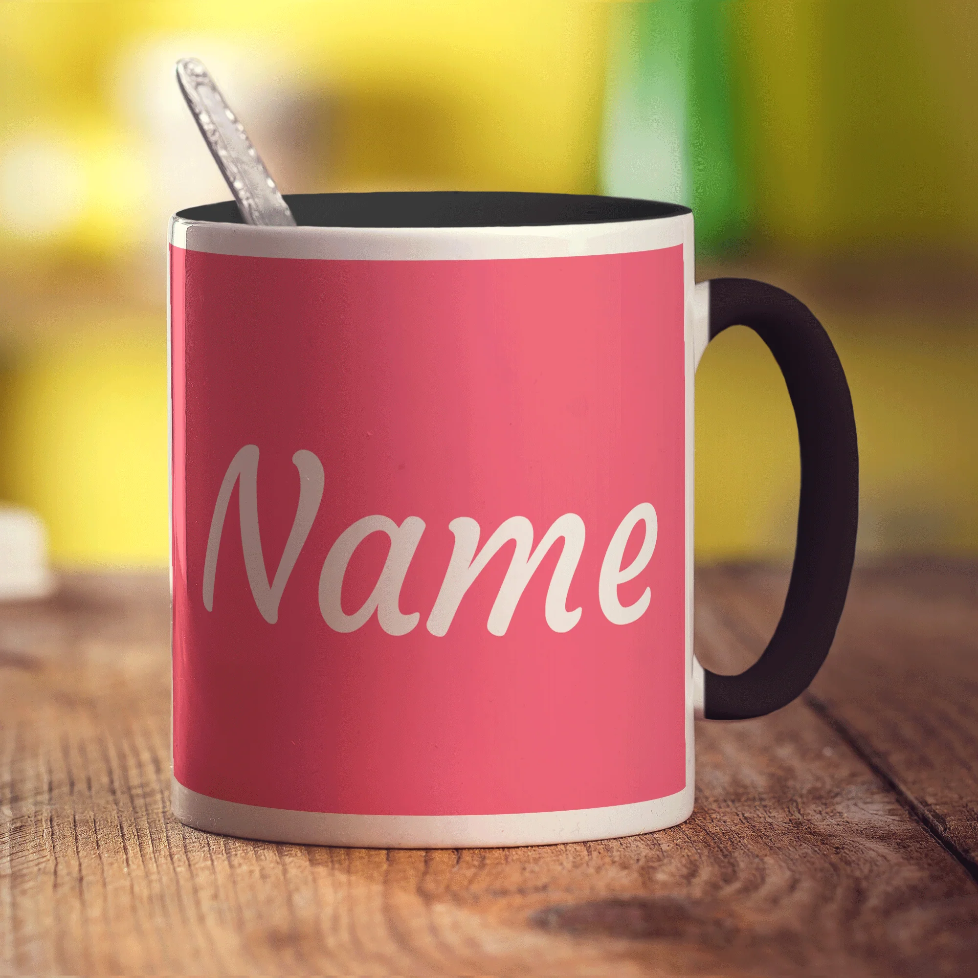 Personalised Pink Mug with Name - Image 14