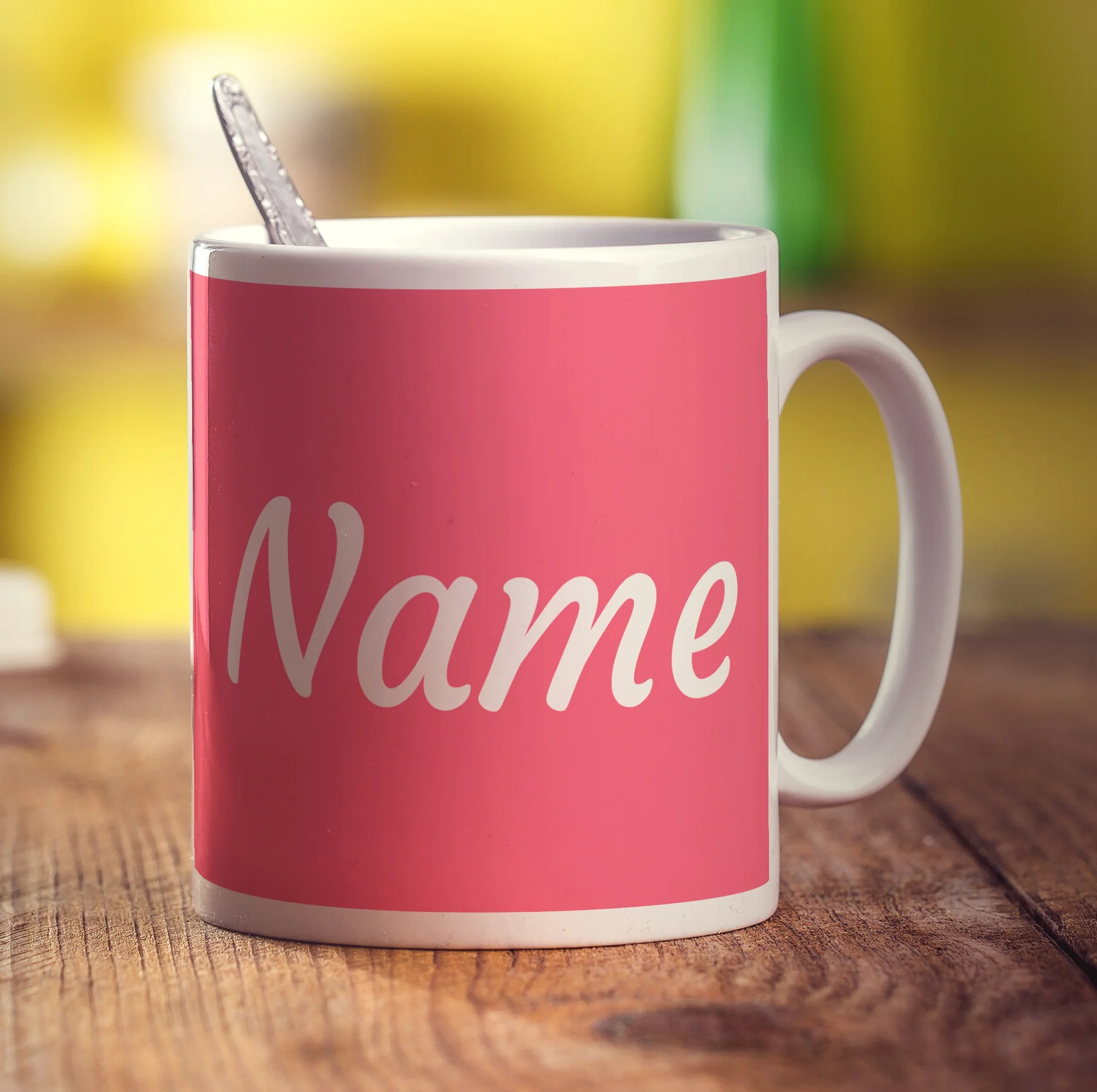 Personalised Pink Mug with Name - Image 5