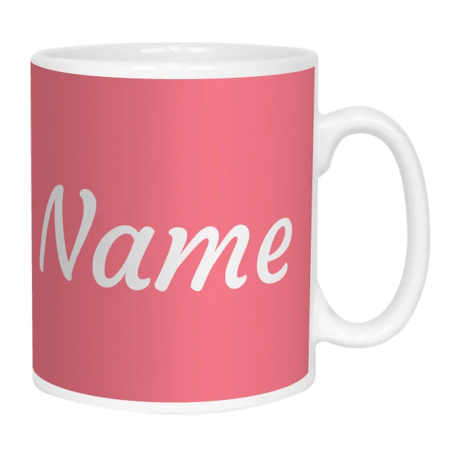 Personalised Pink Mug with Name - Image 8