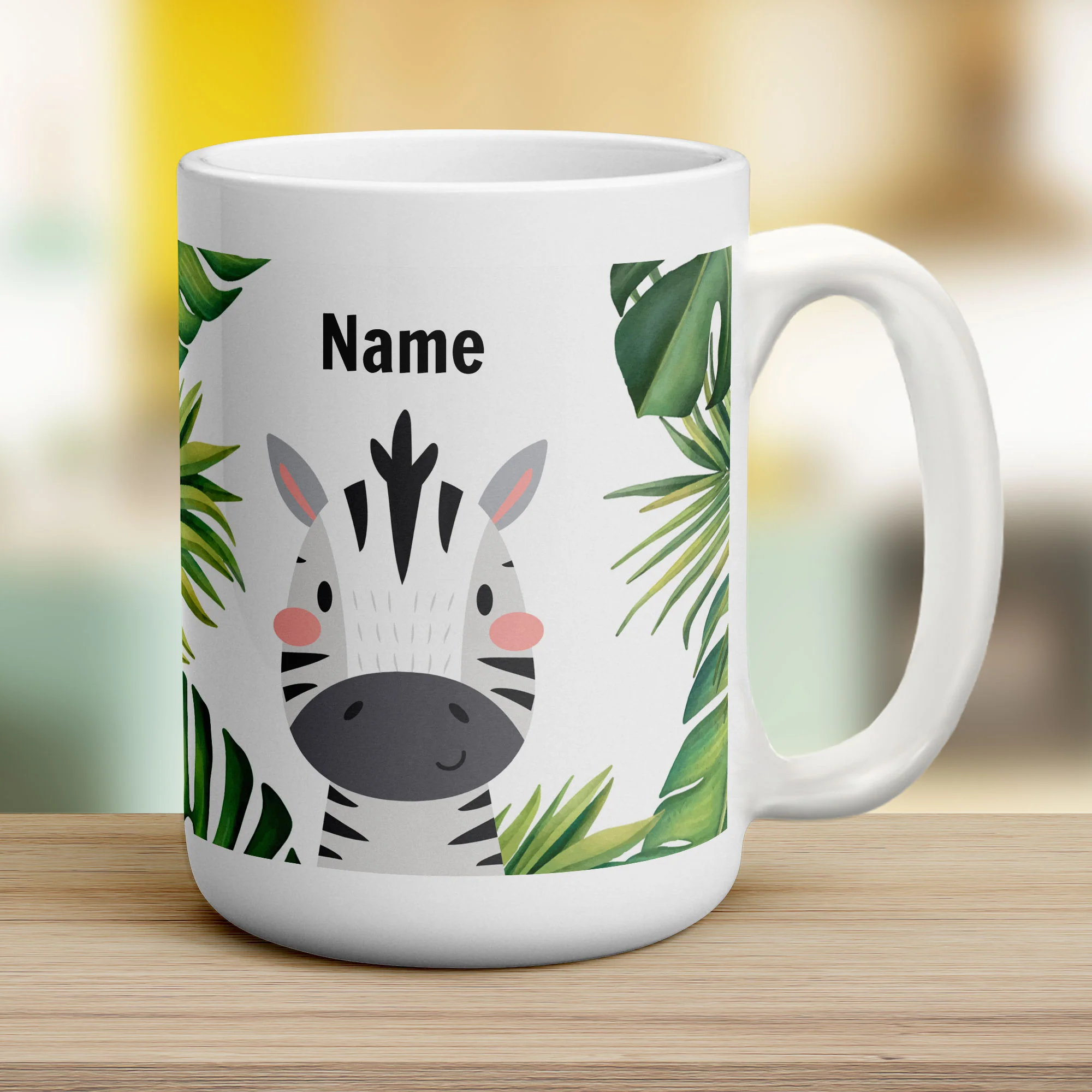 Personalised Zebra Mug - Image 14