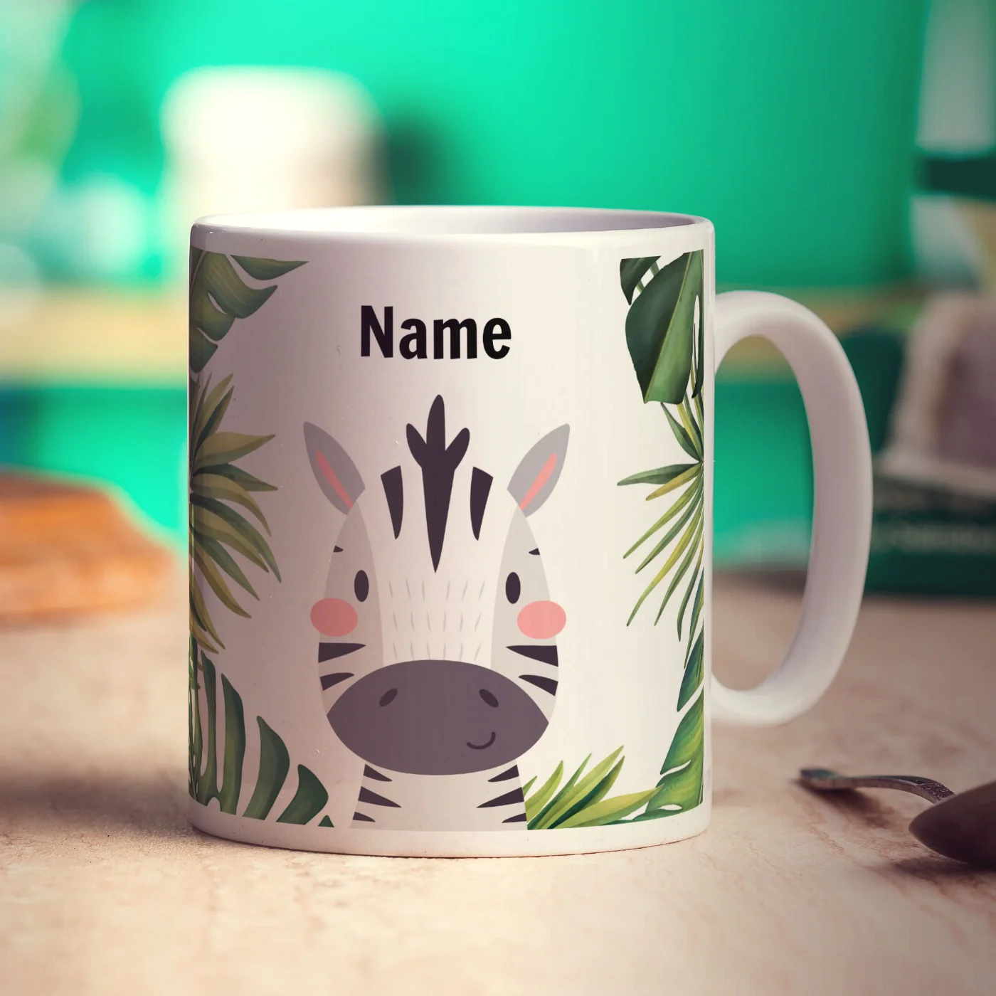 Personalised Zebra Mug - Image 4