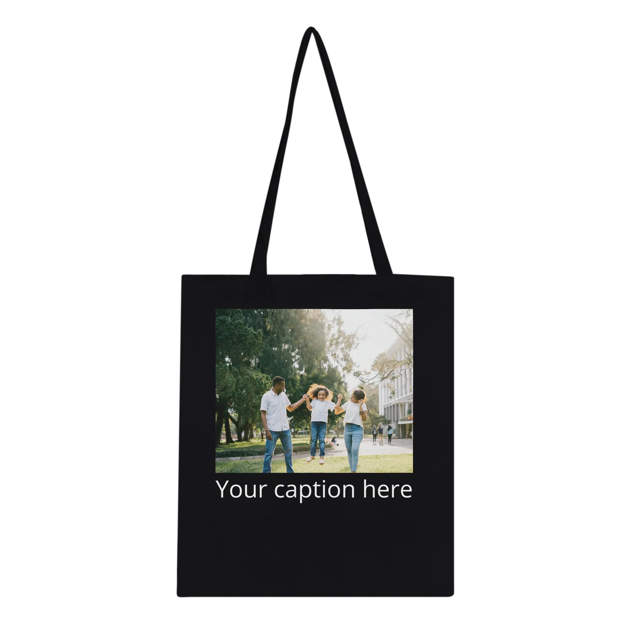 Photo & Caption Tote Bag - Image 3