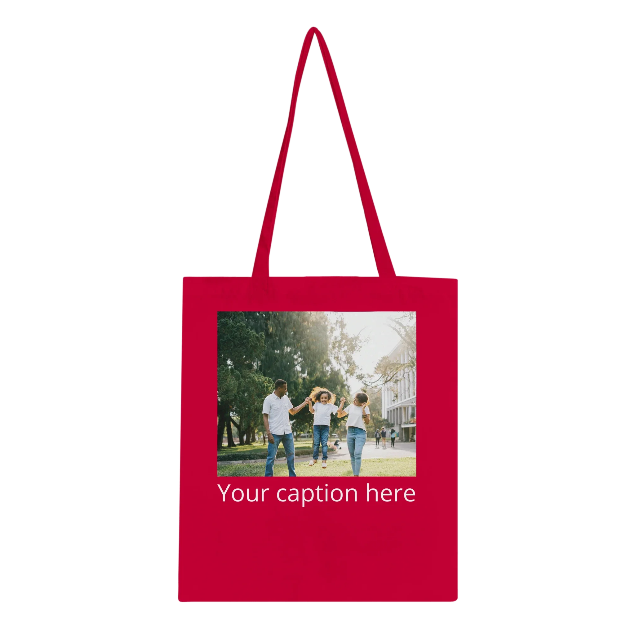 Photo & Caption Tote Bag - Image 5