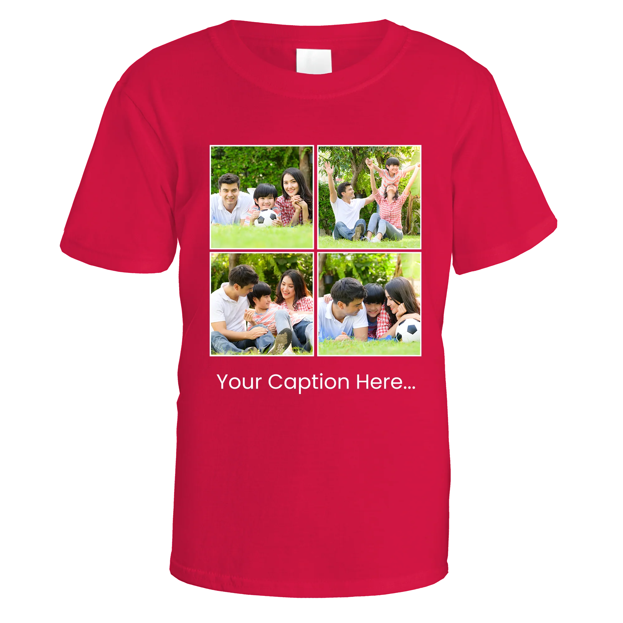 Photo Grid and Caption T-Shirt - Image 3