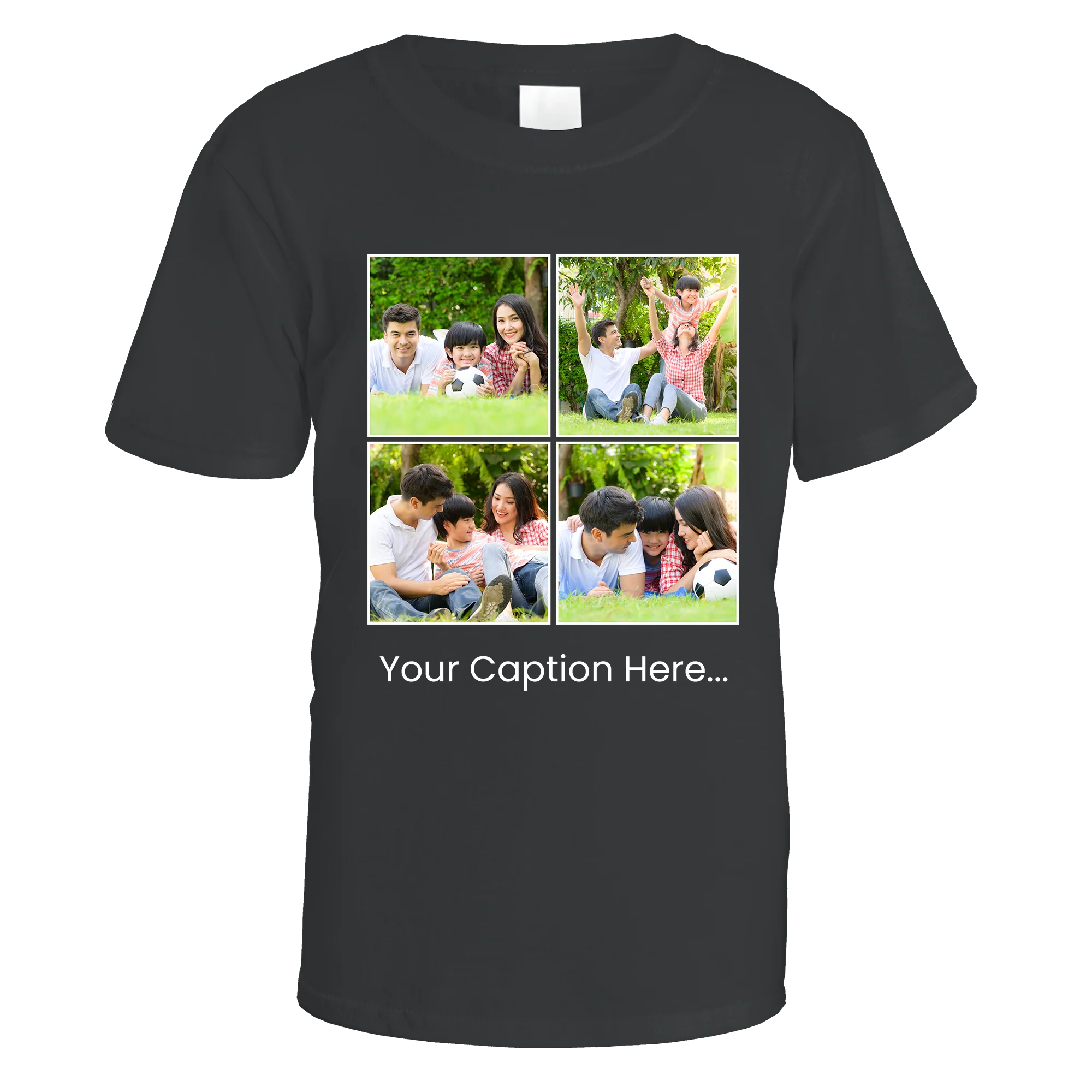 Photo Grid and Caption T-Shirt - Image 7
