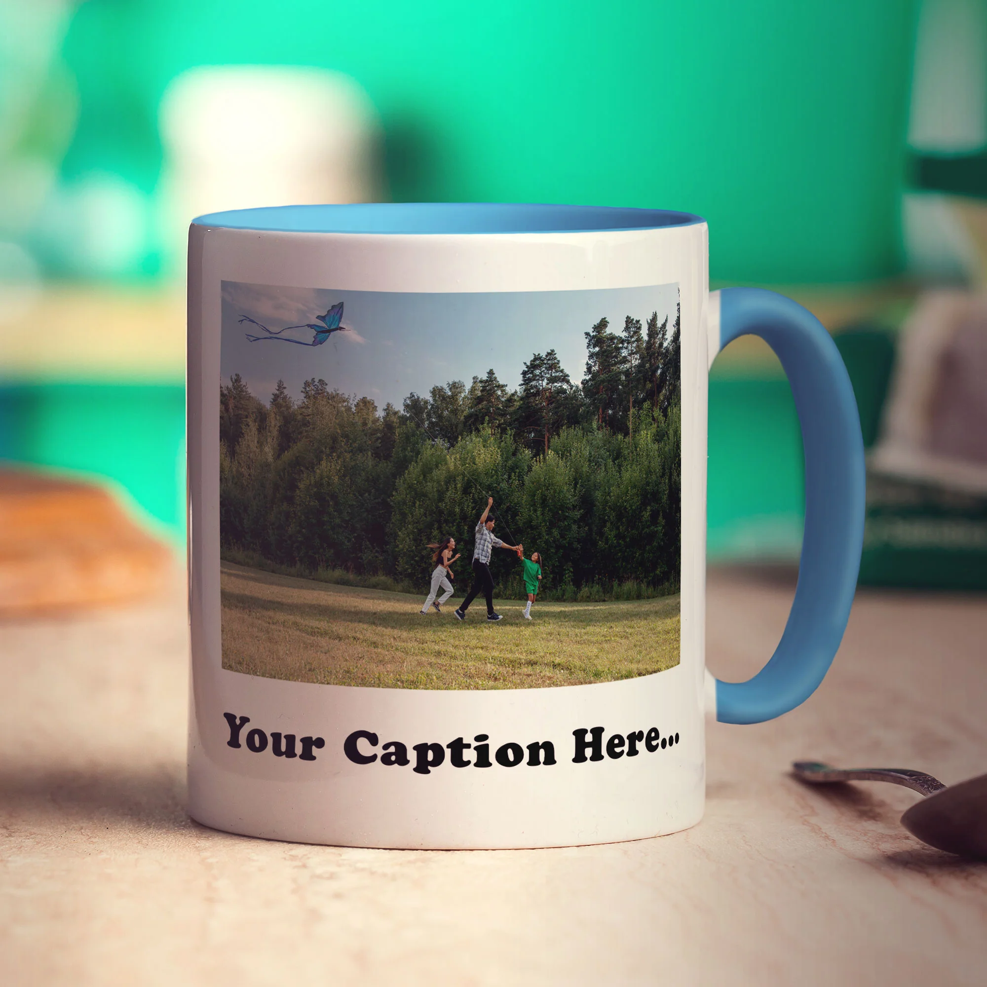 Photo Mug with Caption and Message - Image 4