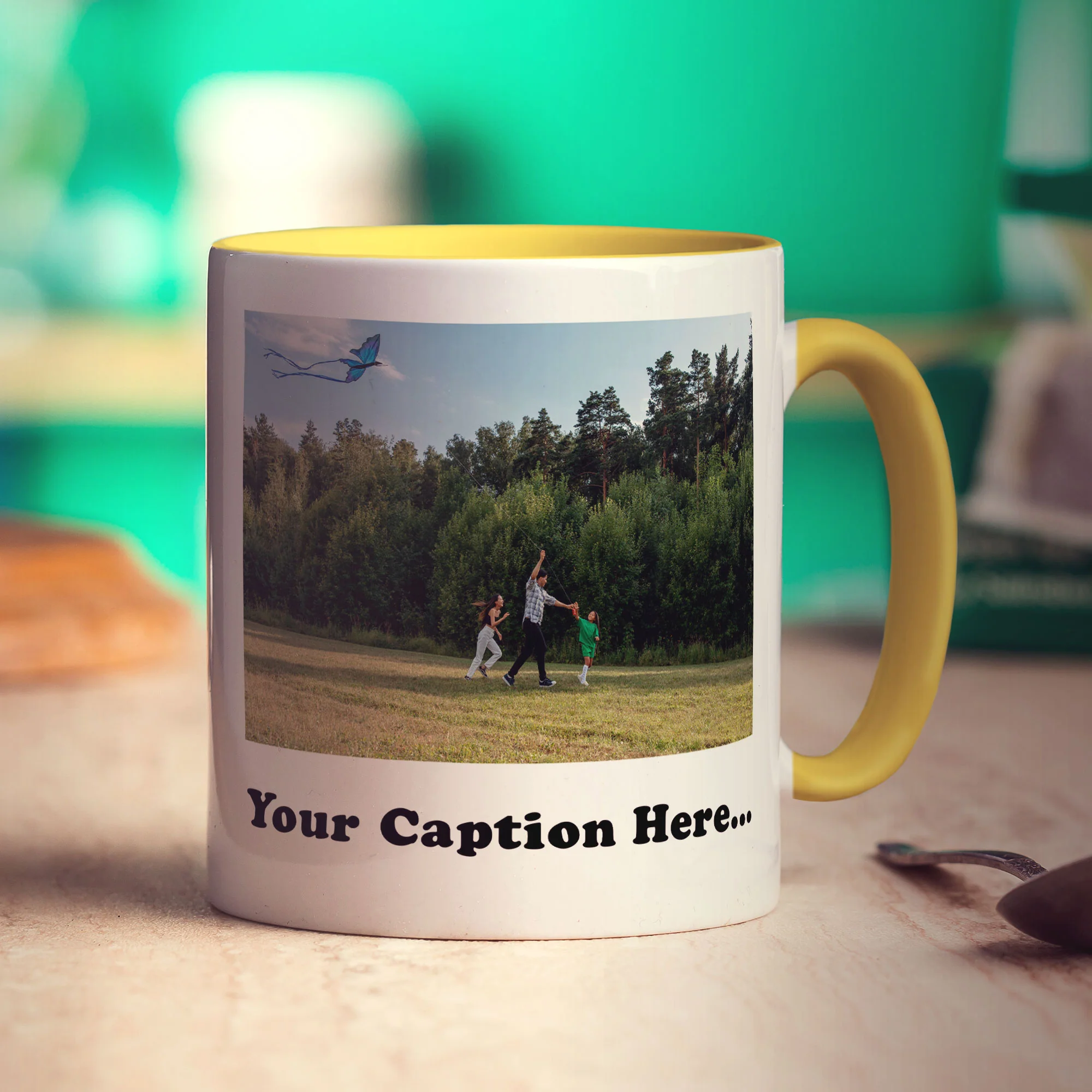 Photo Mug with Caption and Message - Image 6