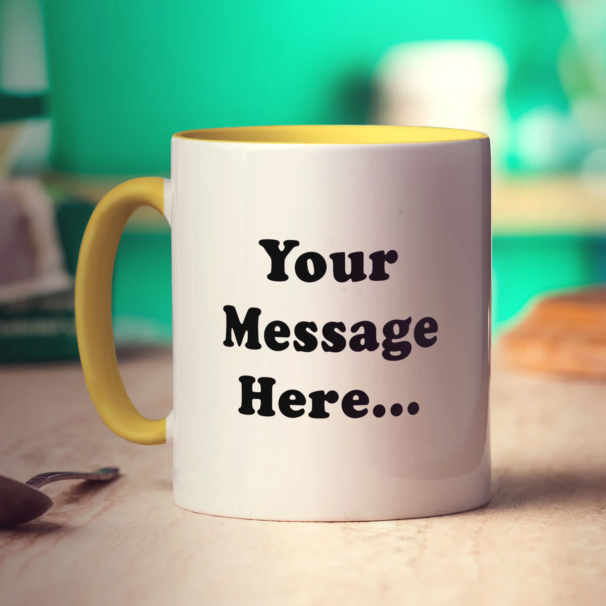 Photo Mug with Caption and Message - Image 7