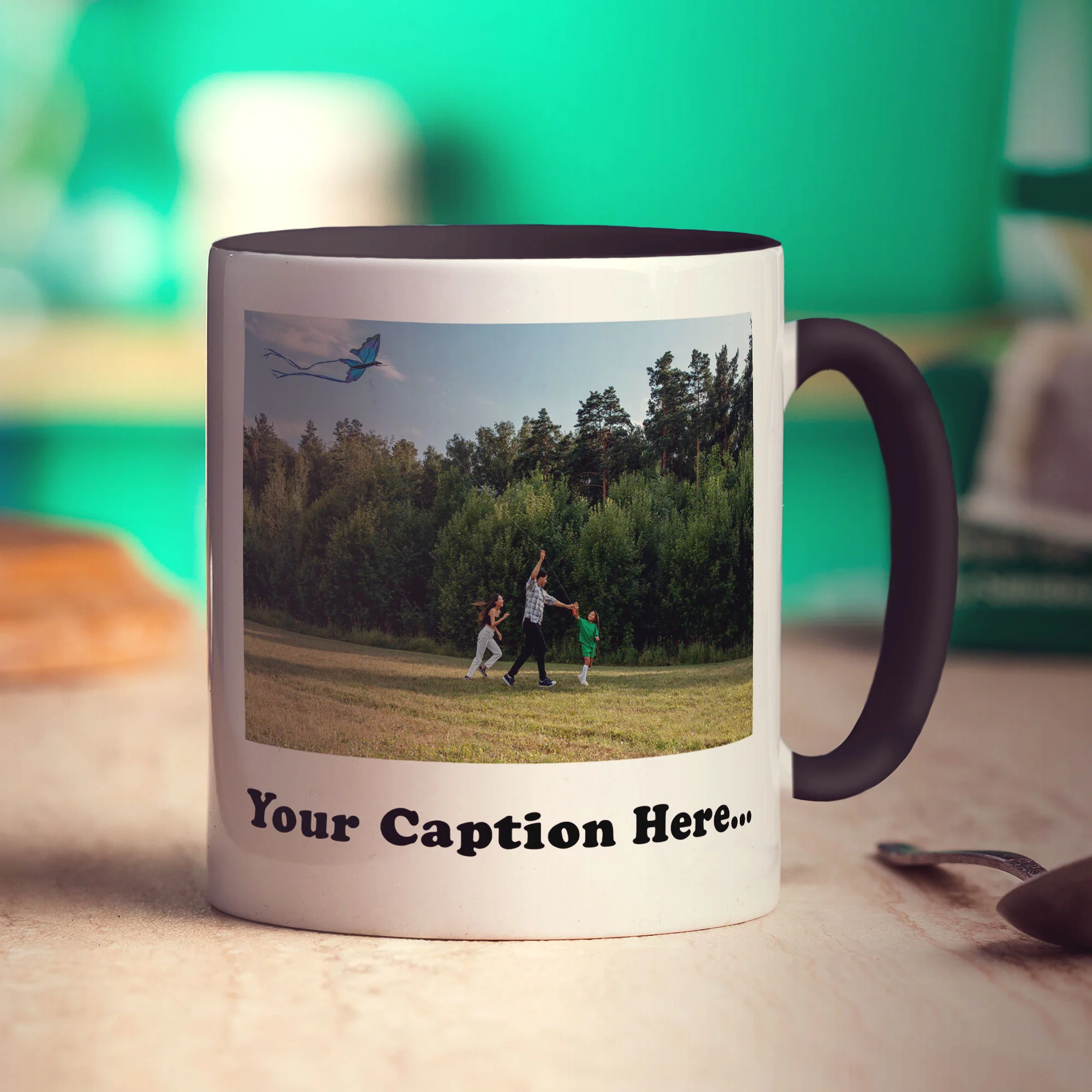 Photo Mug with Caption and Message - Image 9