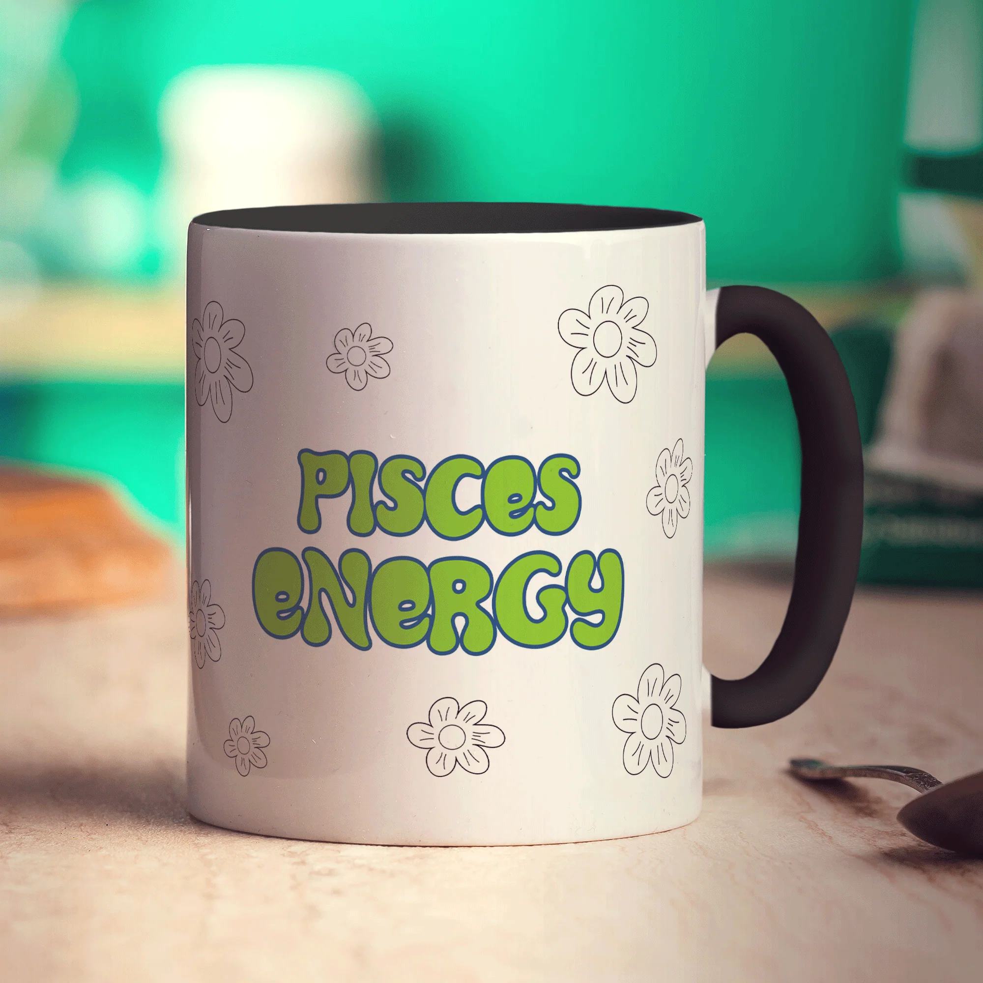 Pisces Energy Star Sign Mug - Image 10