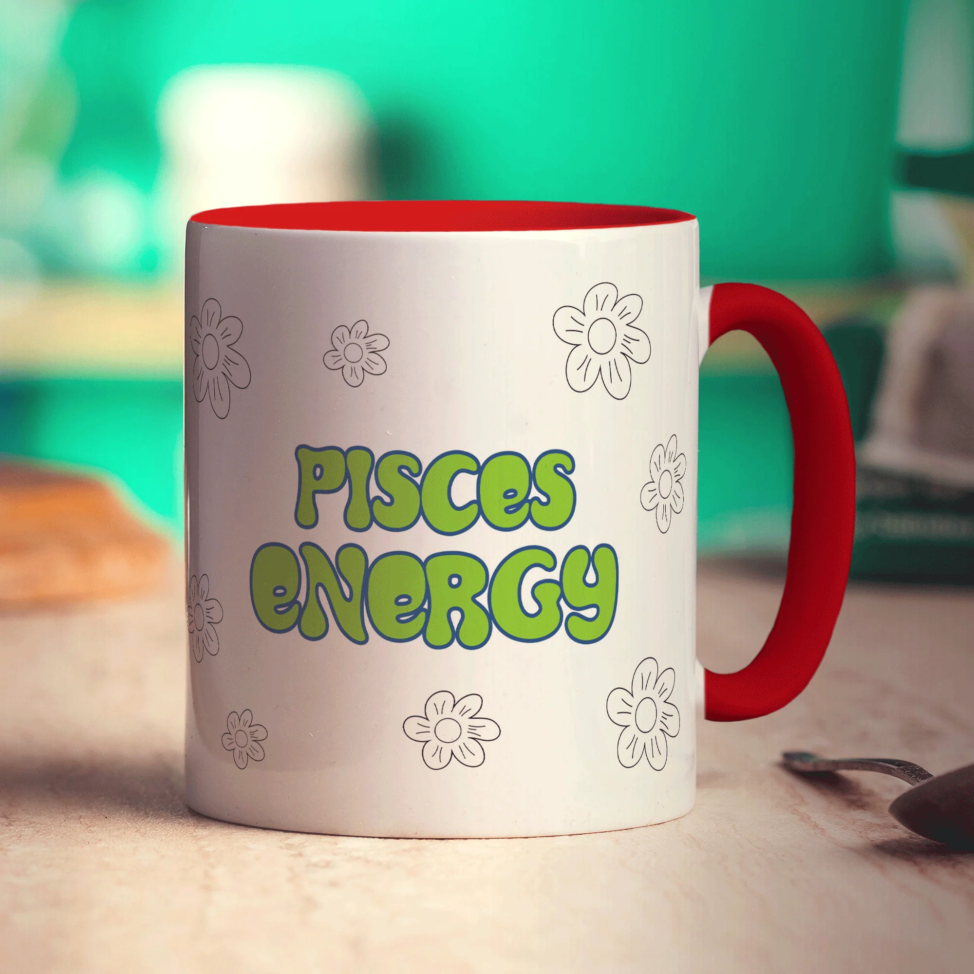 Pisces Energy Star Sign Mug - Image 11