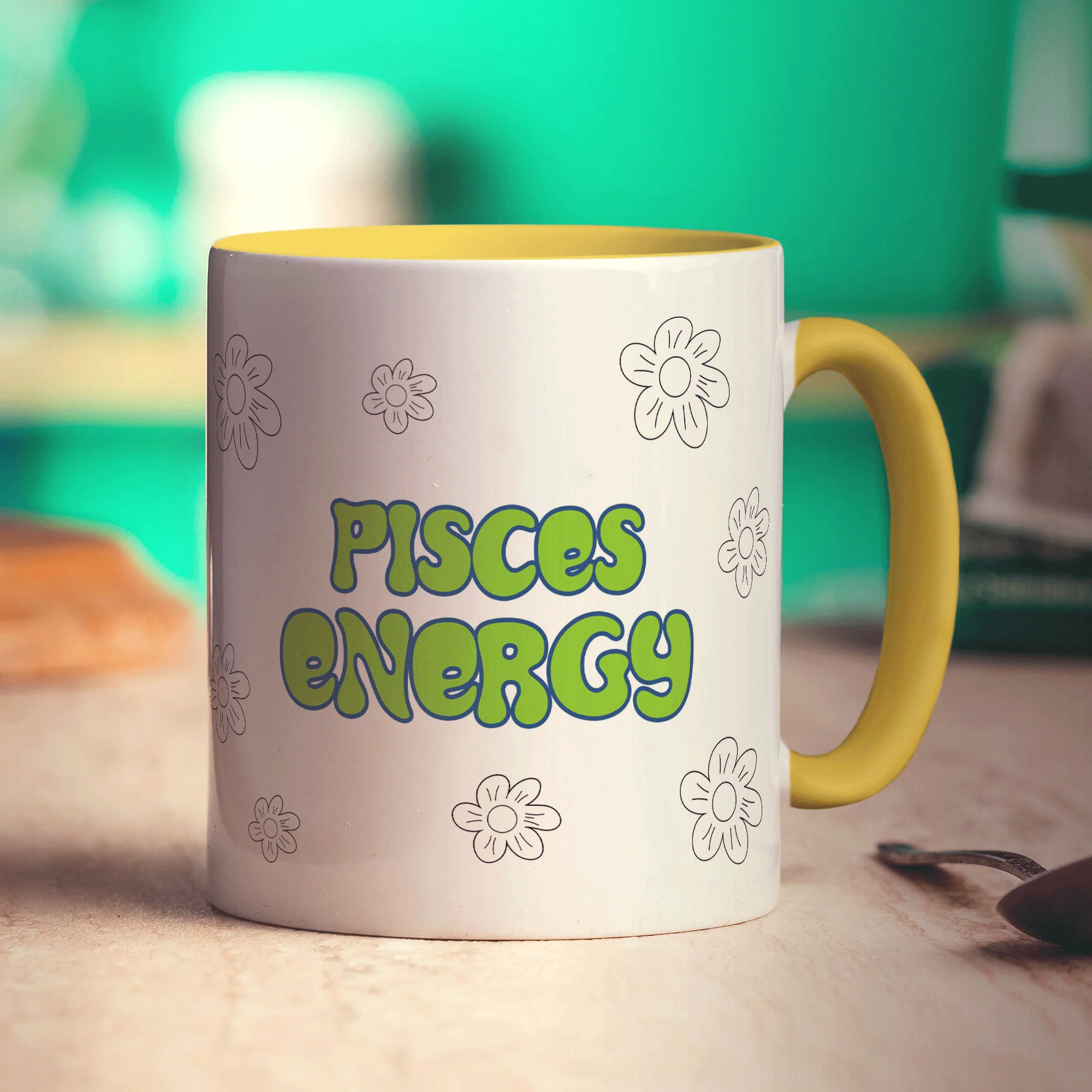 Pisces Energy Star Sign Mug - Image 5