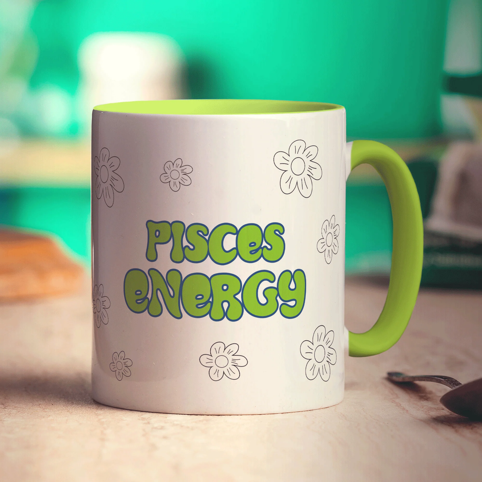 Pisces Energy Star Sign Mug - Image 7