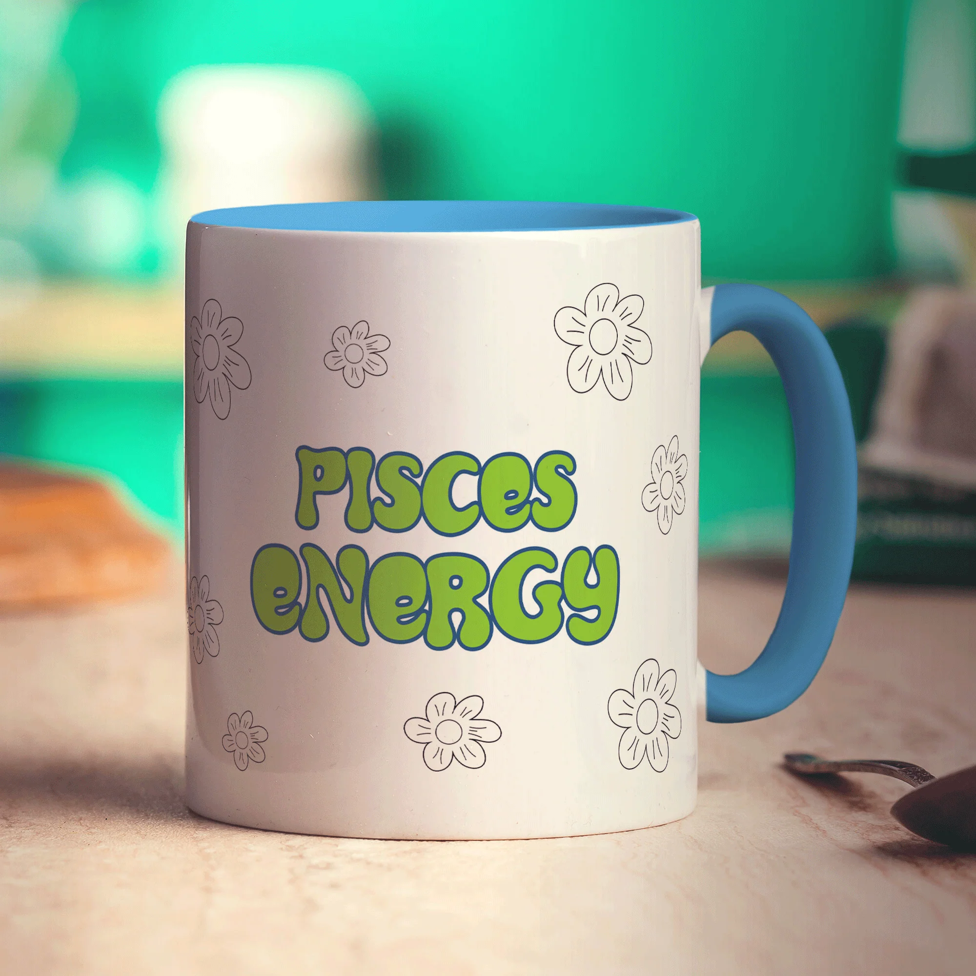 Pisces Energy Star Sign Mug - Image 8