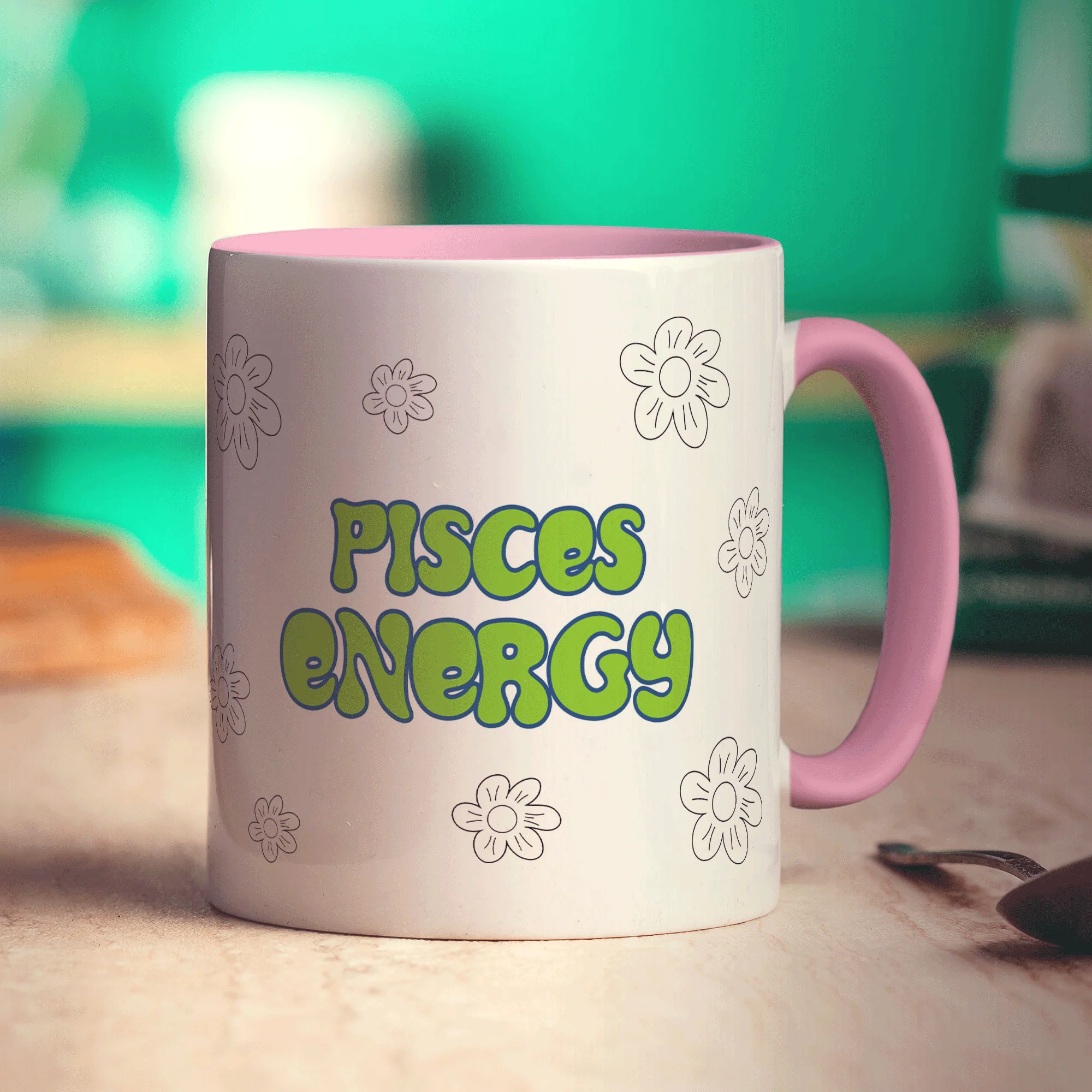 Pisces Energy Star Sign Mug - Image 9