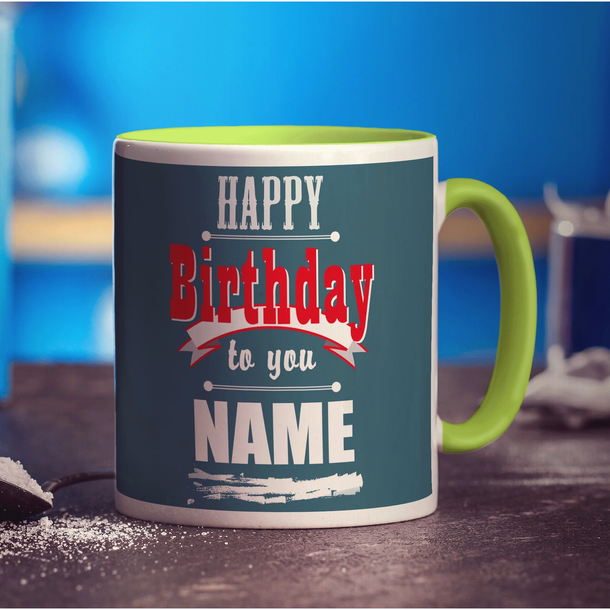 Playbill Birthday Message Mug - Image 6