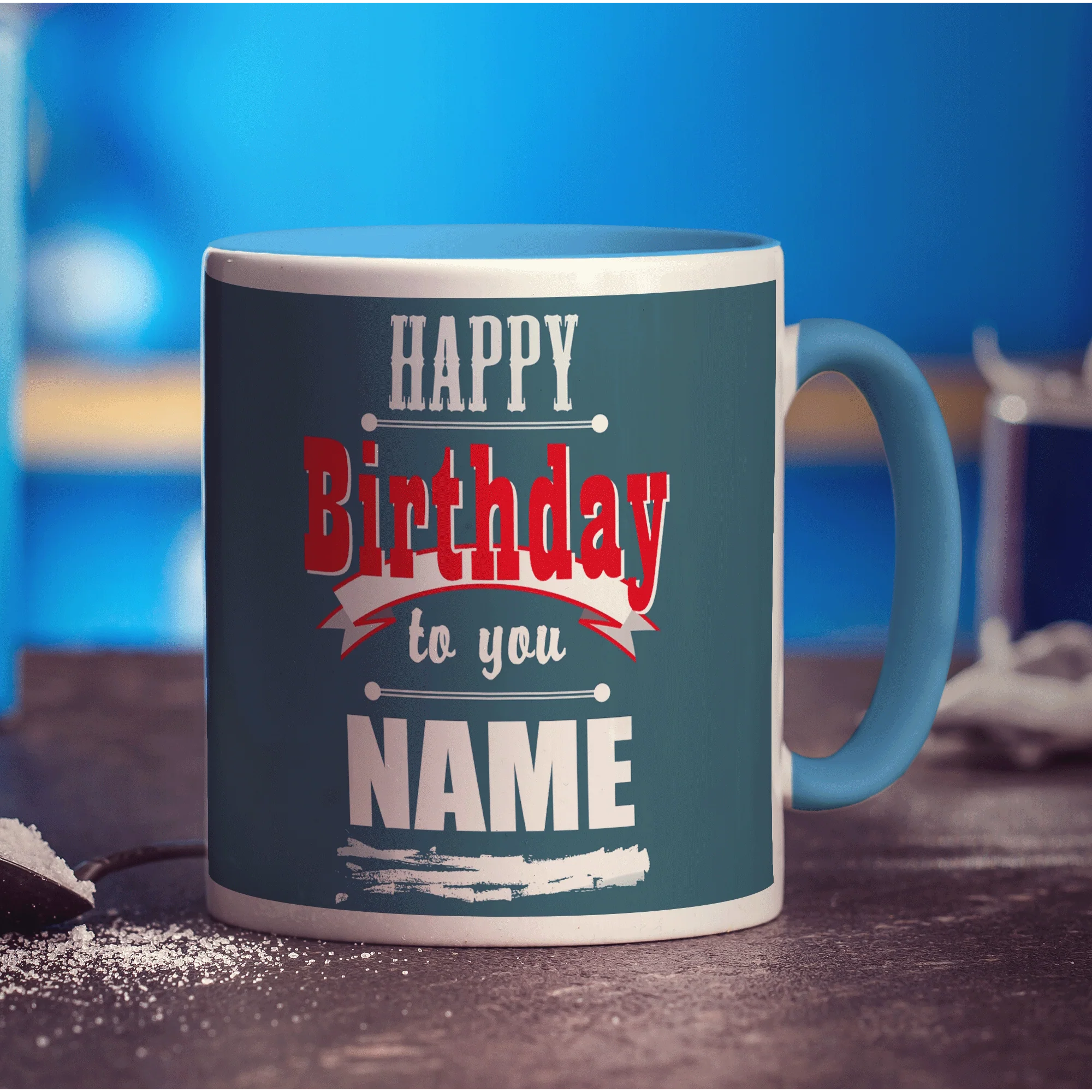Playbill Birthday Message Mug - Image 7