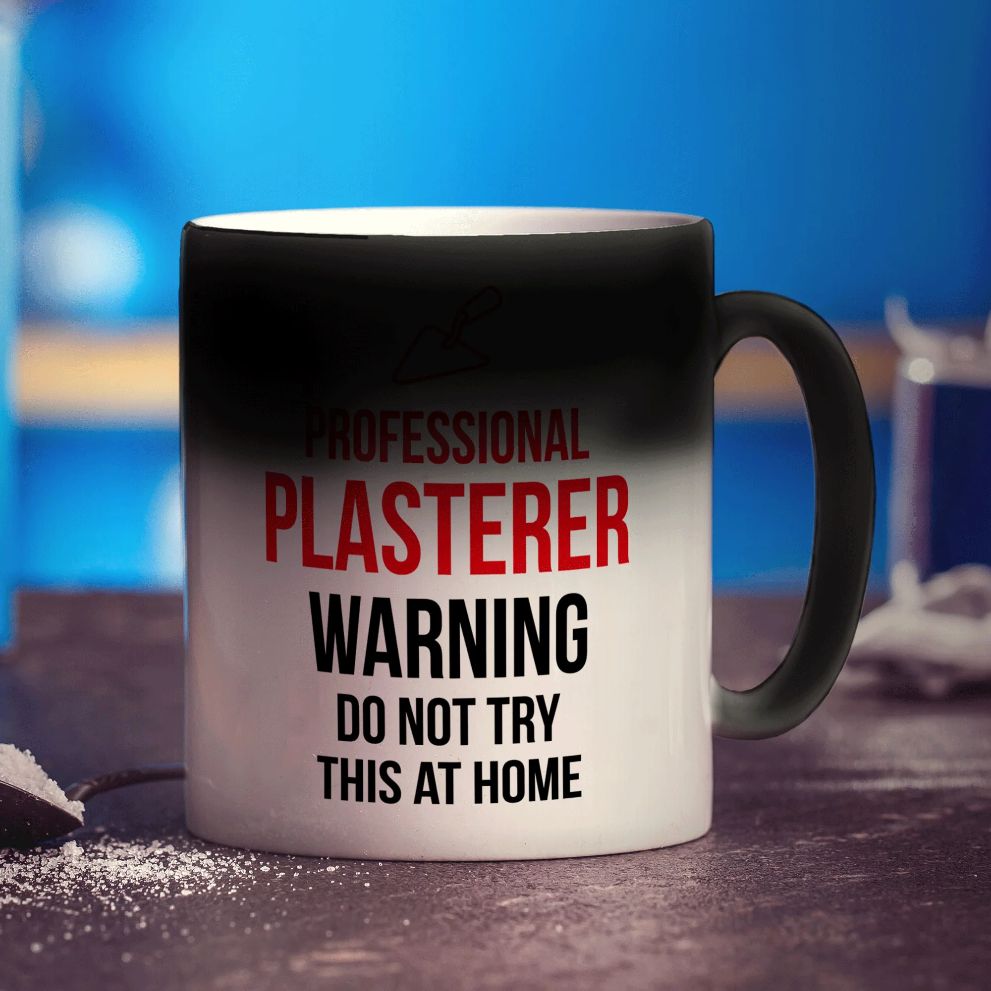 Professional Plasterer - Warning Do Not Try This At Home Mug - Image 6