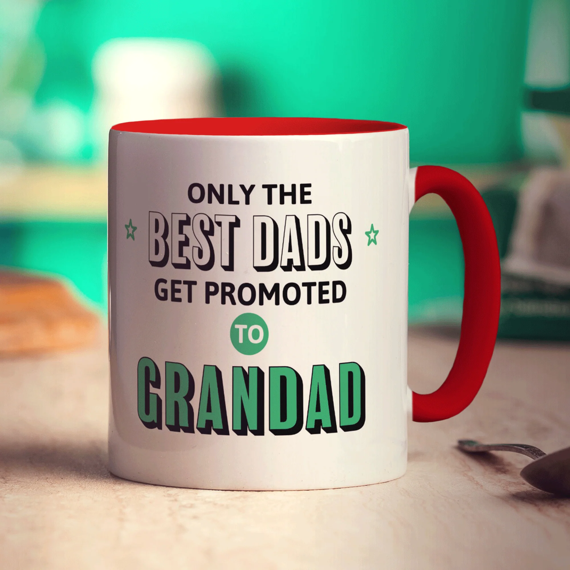 Only the Best Dads Get Promoted to Grandad Mug - Image 11
