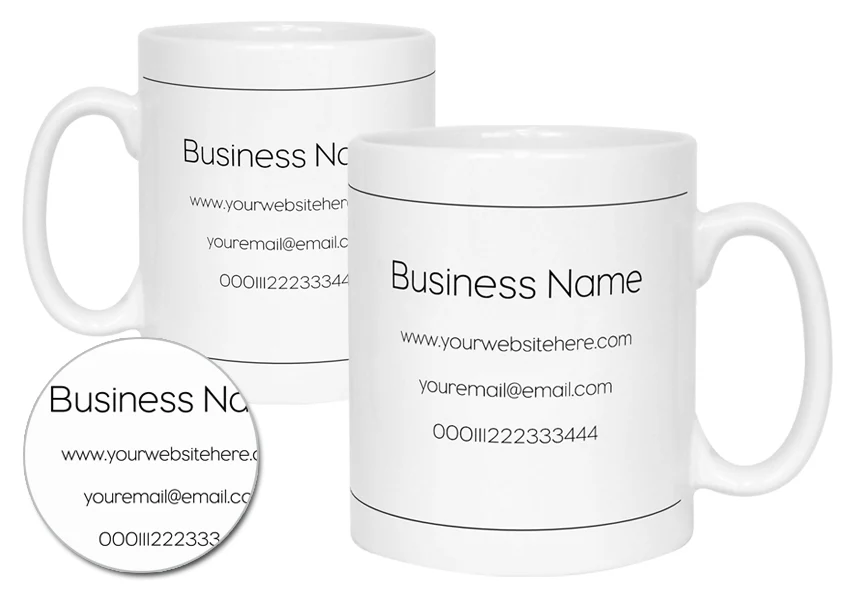 Promotional Mug Plain Text - Image 2