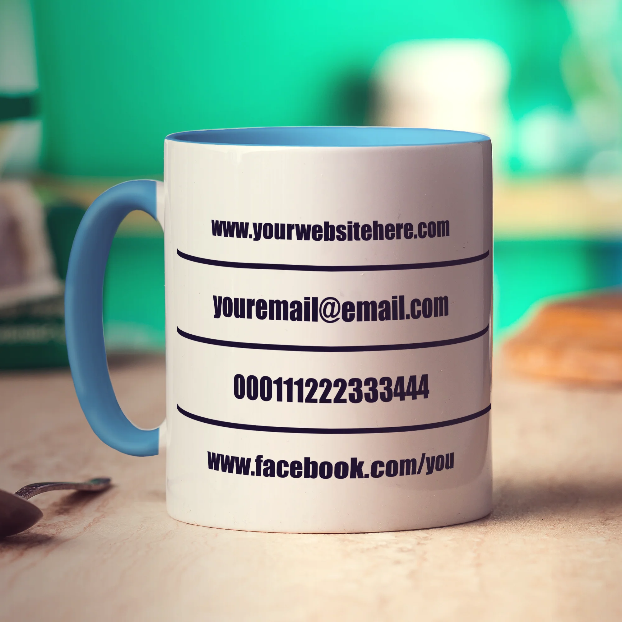 Promotional Mug with Funky Stripes - Image 14