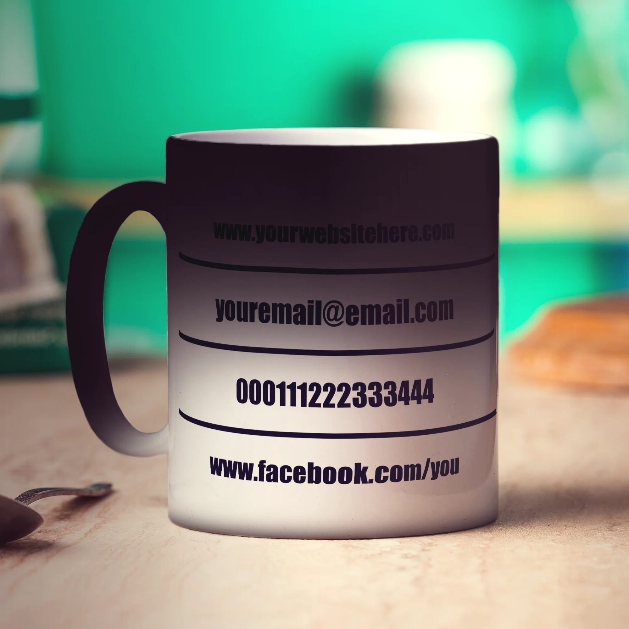 Promotional Mug with Funky Stripes - Image 16
