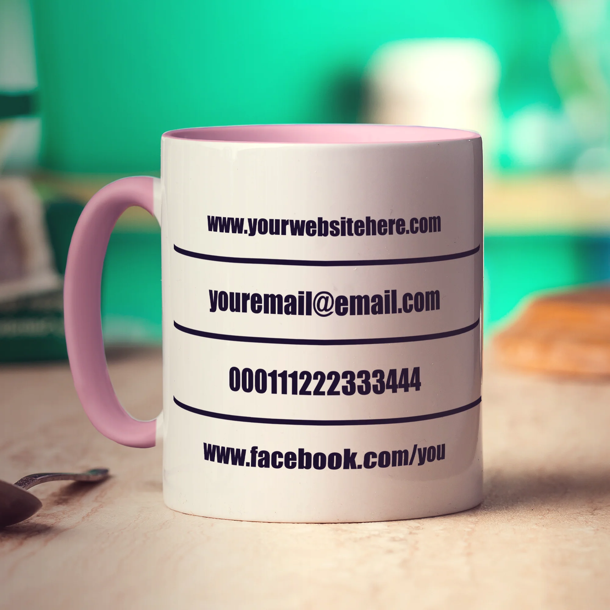 Promotional Mug with Funky Stripes - Image 17